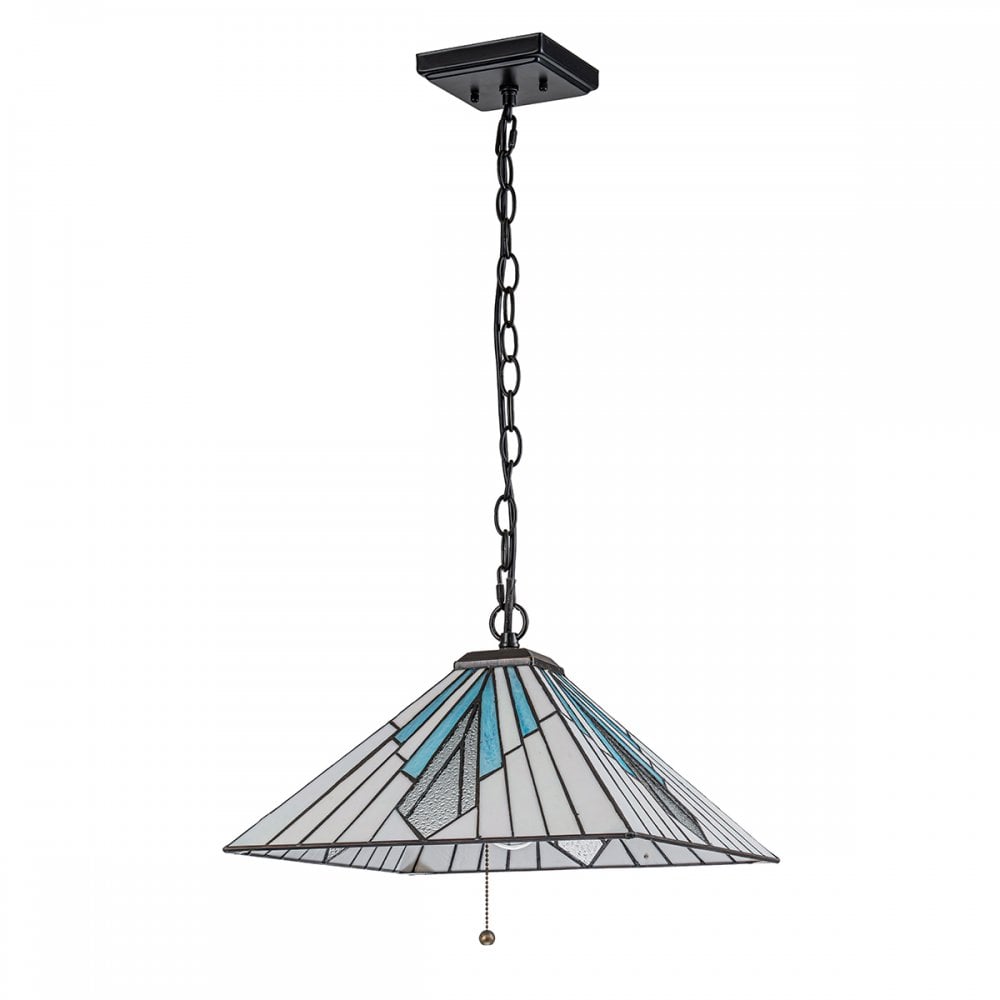 Elstead Alderley 2 Light Pendant - Vintage Bronze