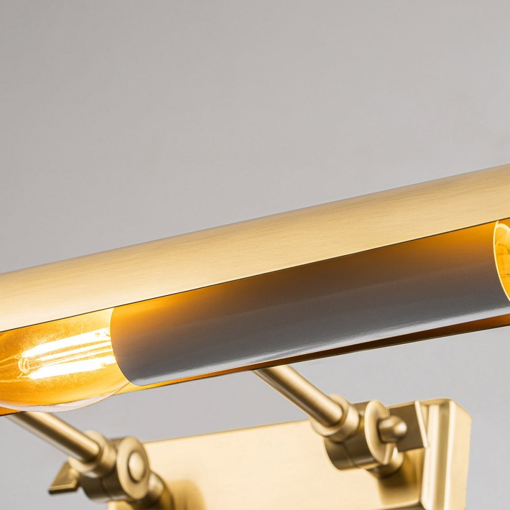 Elstead Winchfield 4 Light Large Picture Light - Aged Brass