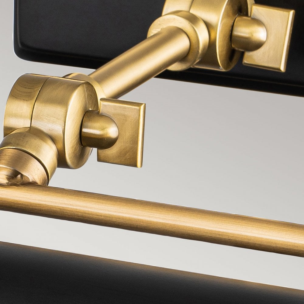 Elstead Winchfield 2 Light Medium Picture Light - Aged & Matte Black