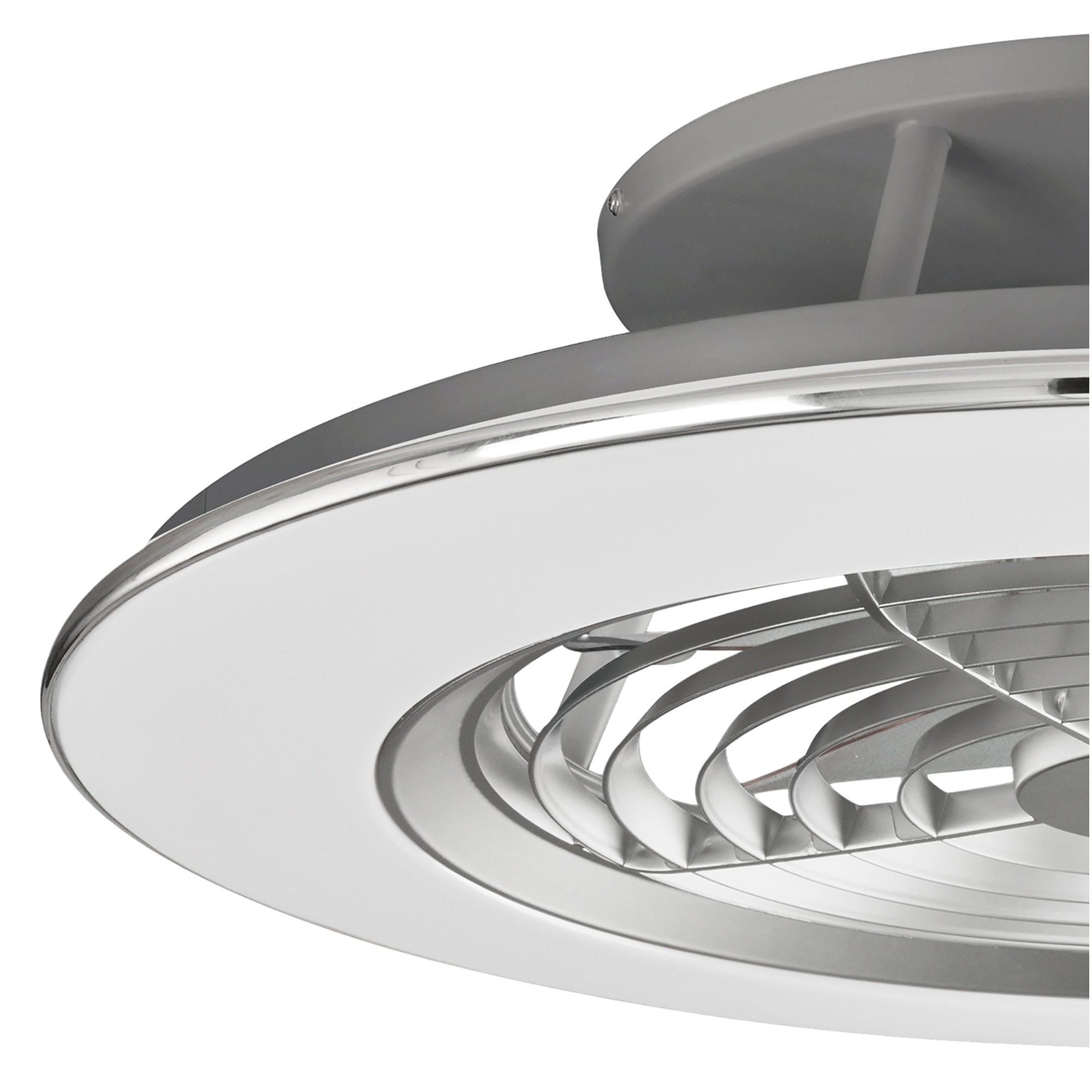 Mantra Alisio 70W LED Dimmable Ceiling Light & Fan, Remote, APP Controlled, Polished Chrome
