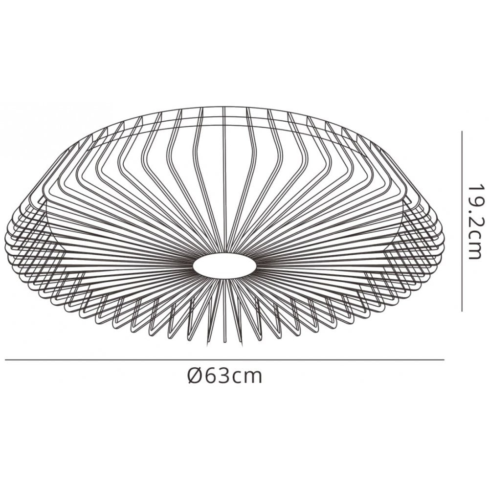 Mantra Himalaya 70W LED Dimmable Ceiling Light & Fan, Remote, APP , Voice Controlled, White
