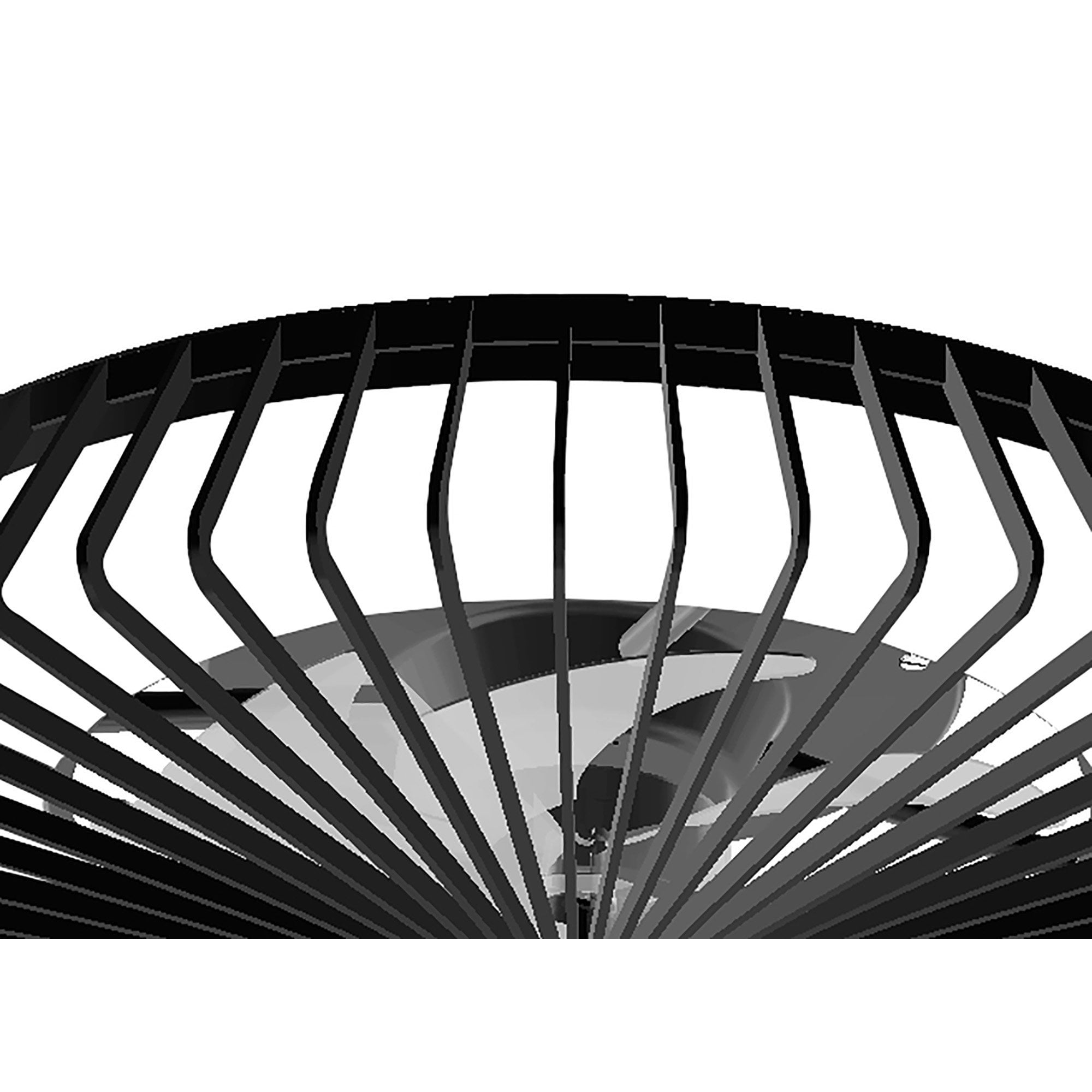 Mantra Himalaya 70W LED Dimmable Ceiling Light & Fan, Remote, APP , Voice Controlled, Black