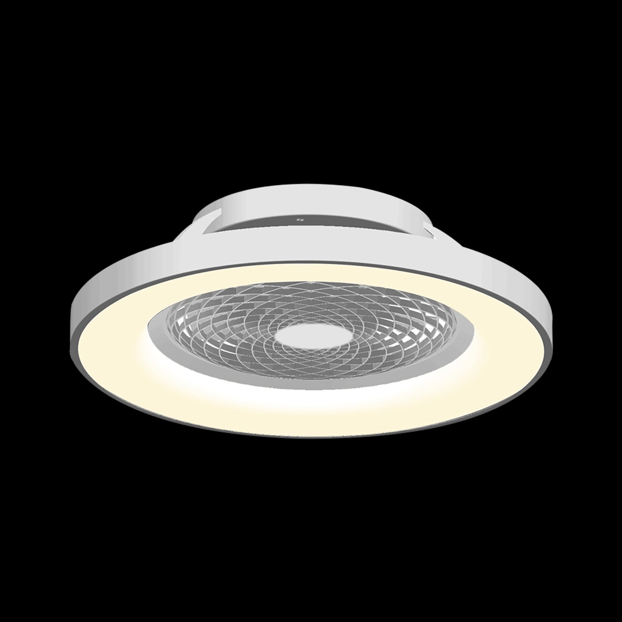 Mantra Tibet 70W LED Dimmable Ceiling Light & Fan, Remote, APP , Voice Controlled, Silver