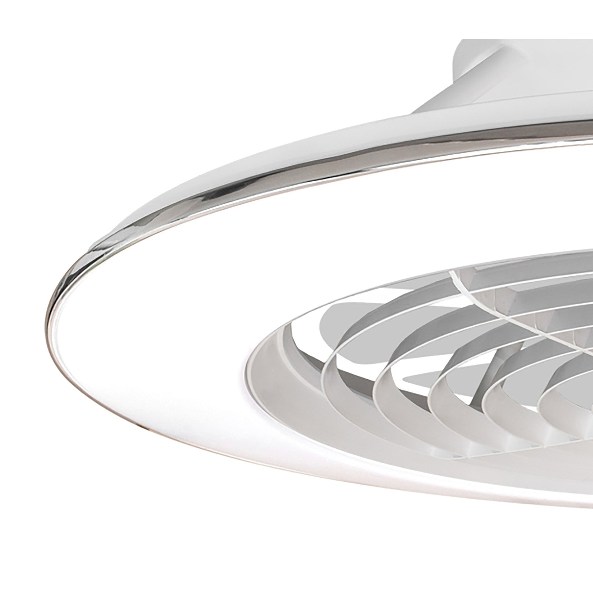 Mantra Alisio XL 95W LED Dimmable Ceiling Light & Fan, Remote, APP , Voice Controlled, White