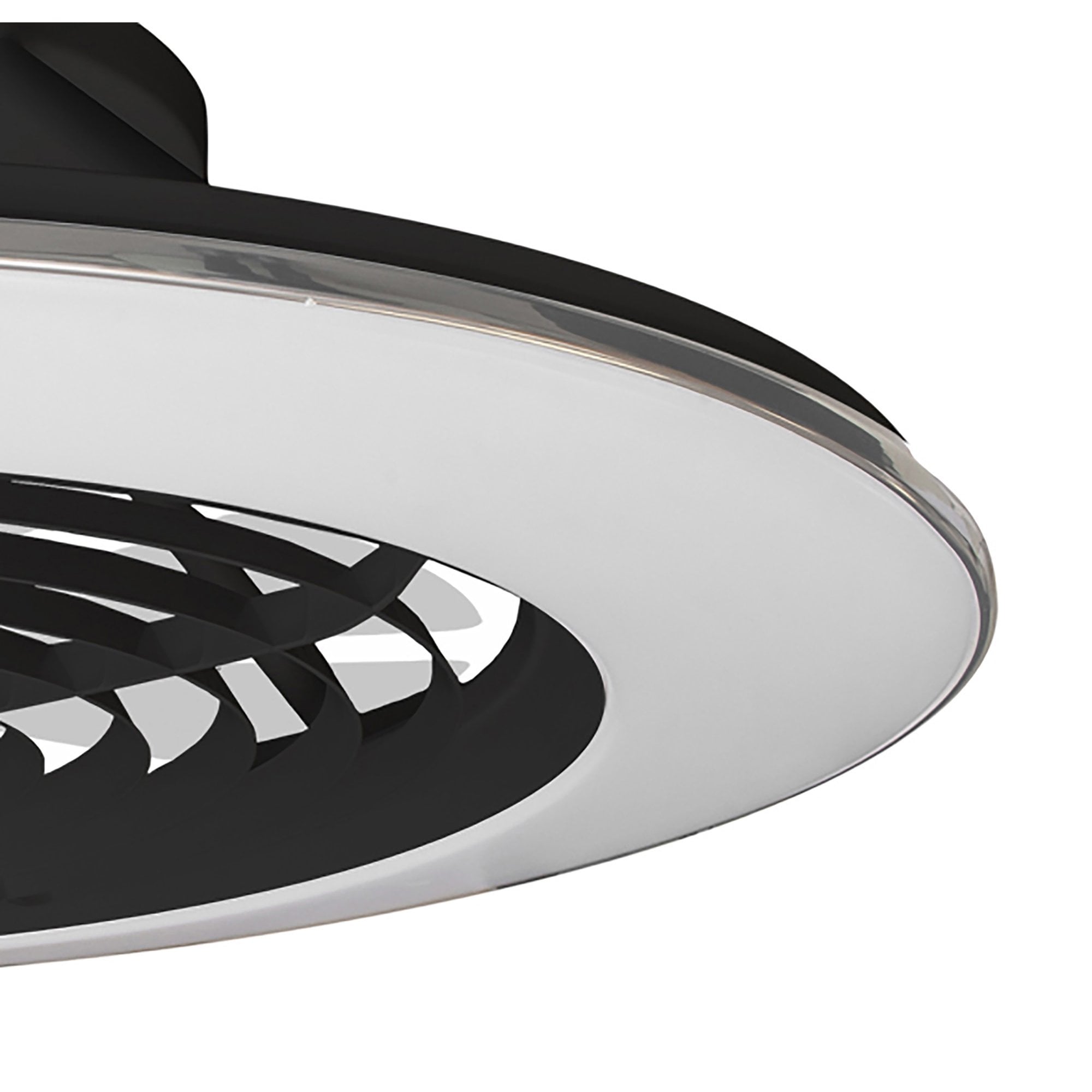 Mantra Alisio XL 95W LED Dimmable Ceiling Light & Fan, Remote, APP , Voice Controlled, Black