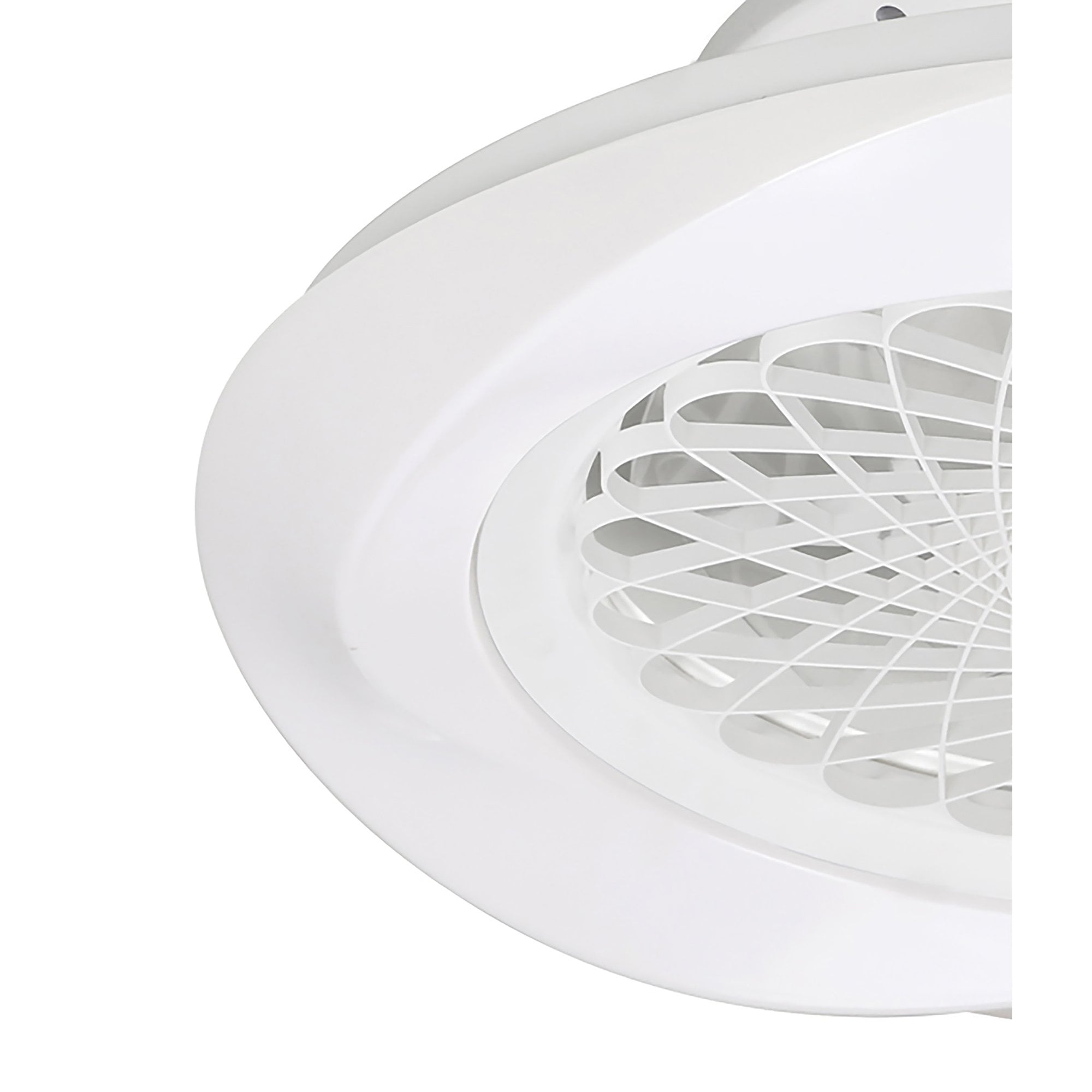 Mantra Boreal 70W LED Dimmable Ceiling Light & Fan, Remote Controlled, White