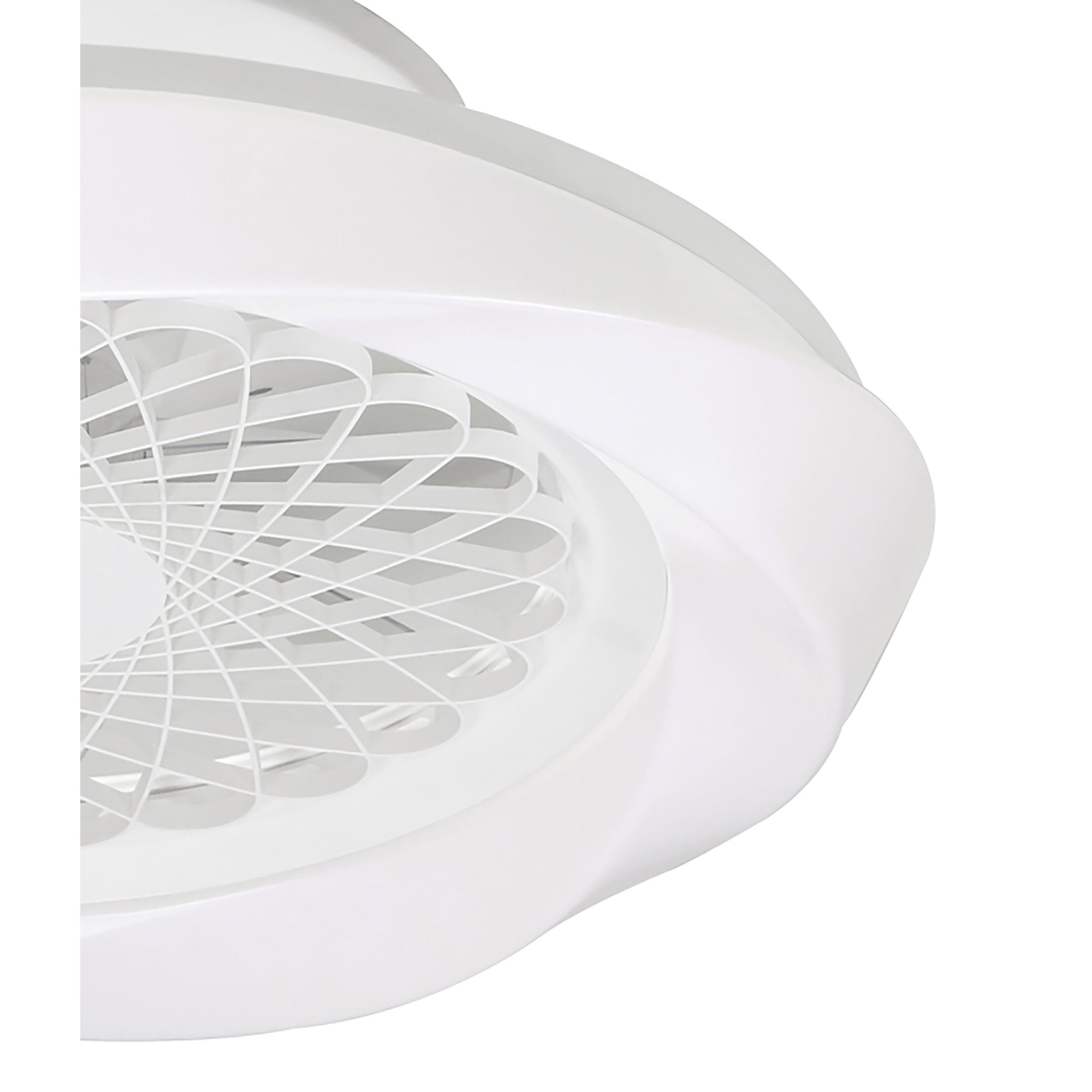 Mantra Boreal 70W LED Dimmable Ceiling Light & Fan, Remote Controlled, White
