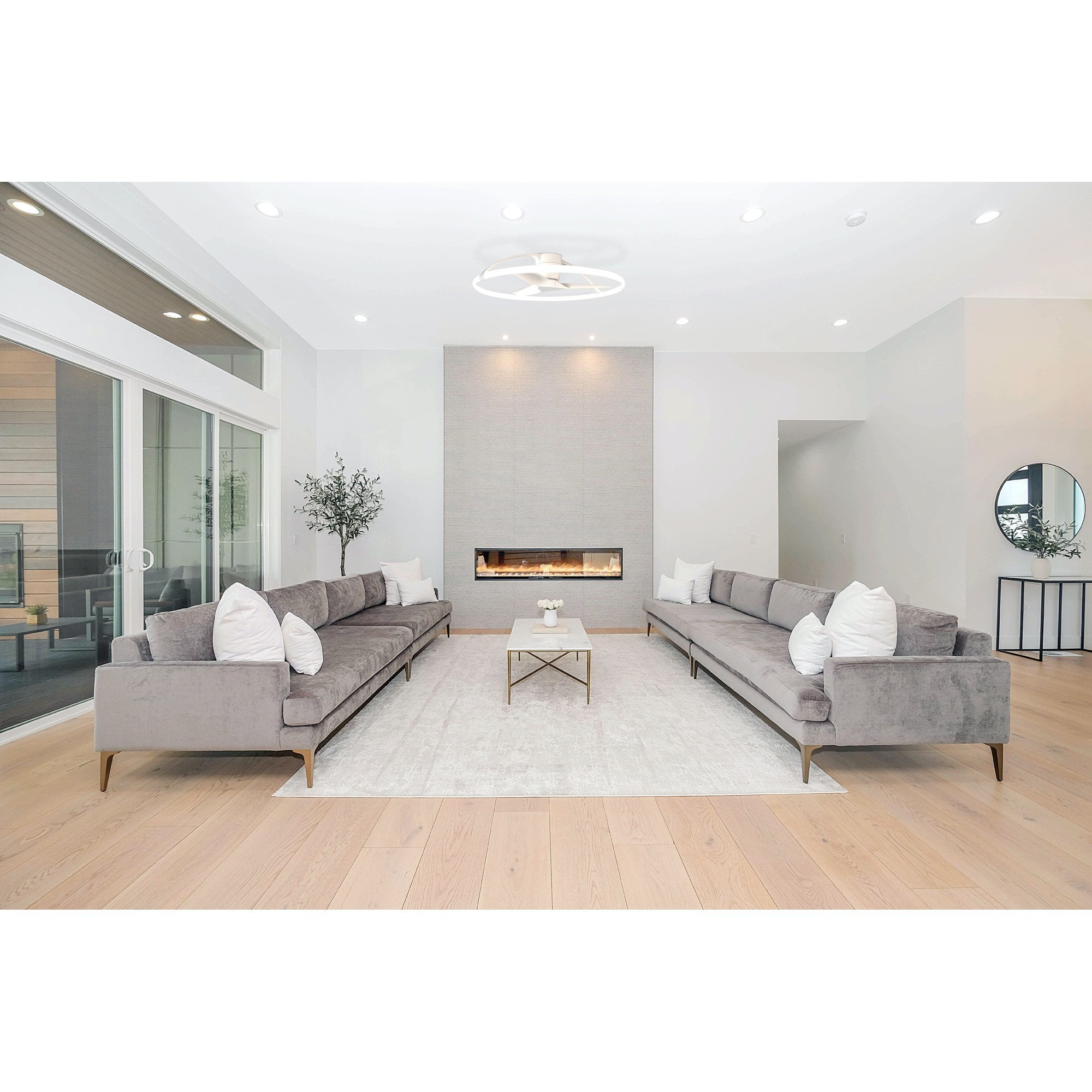 Mantra Nepal 75W LED Dimmable Ceiling Light & Fan, Remote, APP, Voice Controlled - White