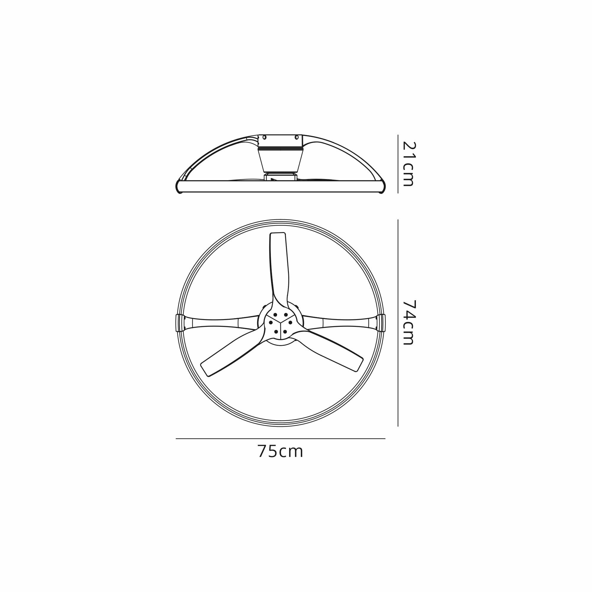 Mantra Nepal 55W LED Dimmable Ceiling Light & Fan, Remote Controlled - White & Wood
