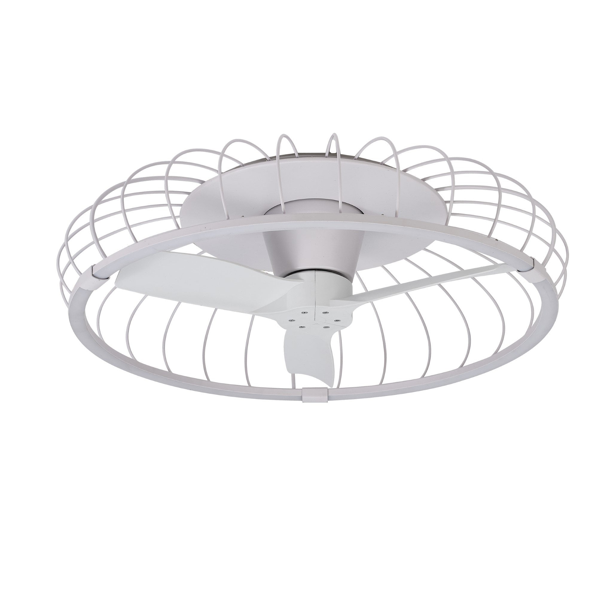 Mantra Nature 75W LED Dimmable Ceiling Light & Fan, Remote, APP, Voice Controlled - White