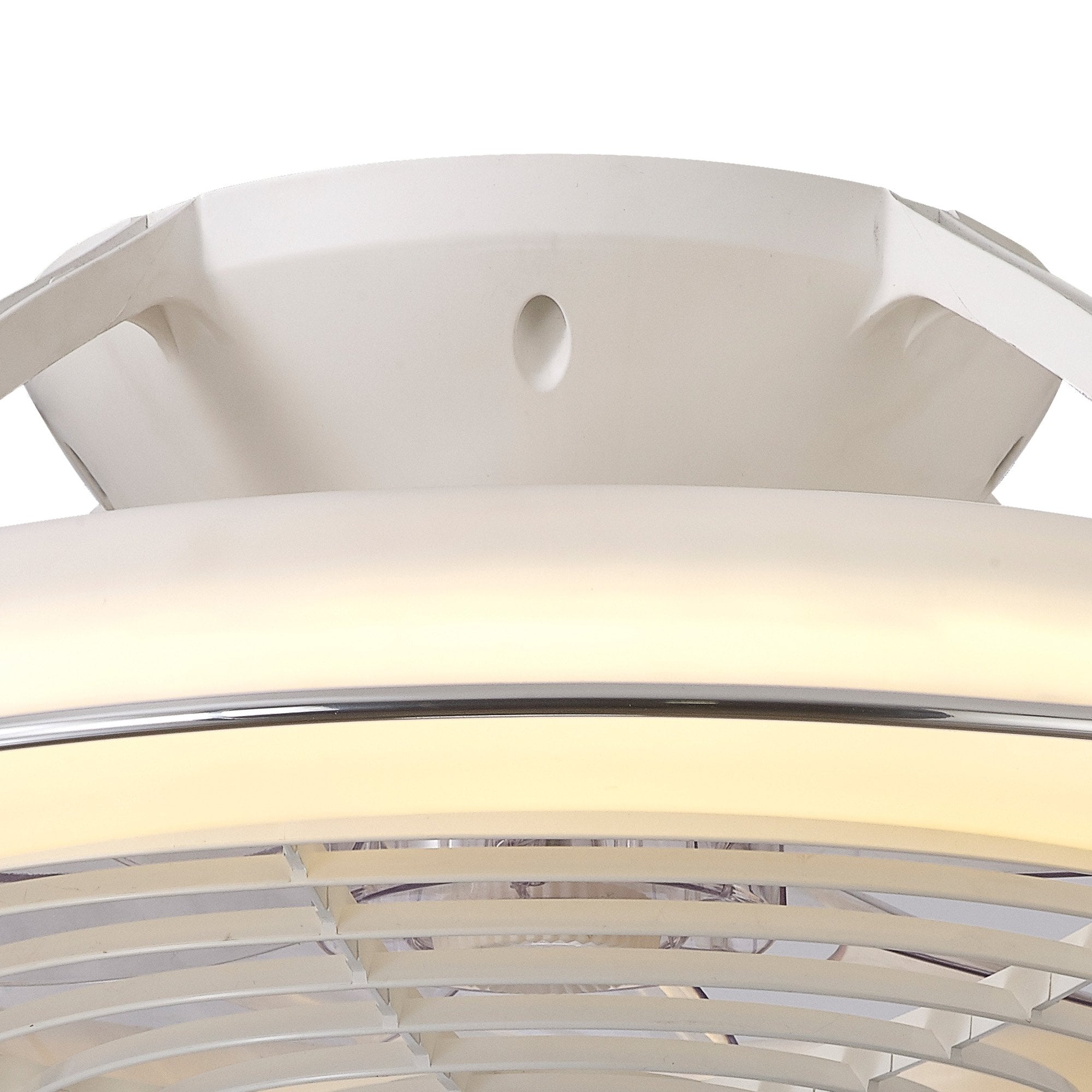 Mantra Samoa 70W LED Dimmable Ceiling Light & Fan, Remote Controlled, White