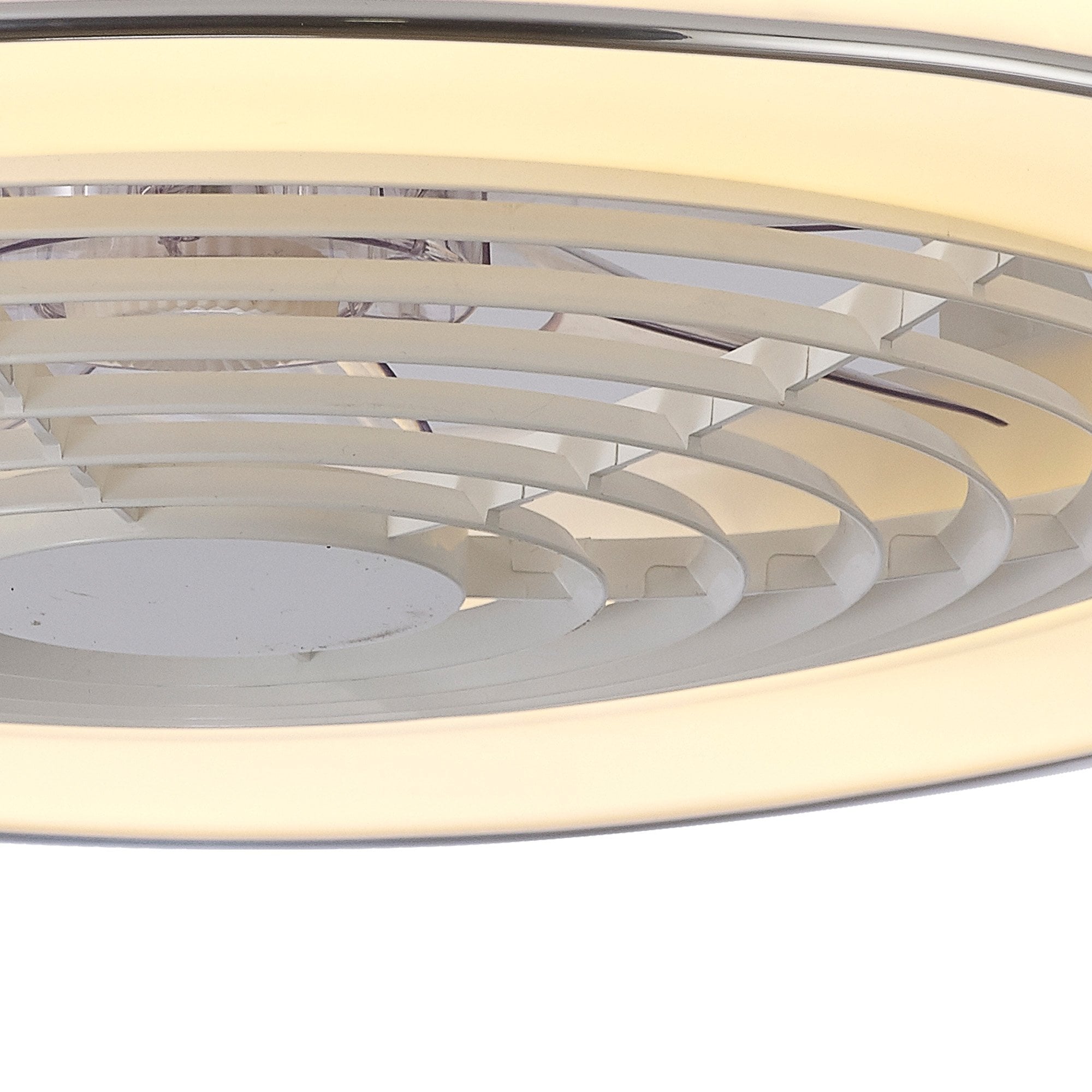 Mantra Samoa 70W LED Dimmable Ceiling Light & Fan, Remote Controlled, White
