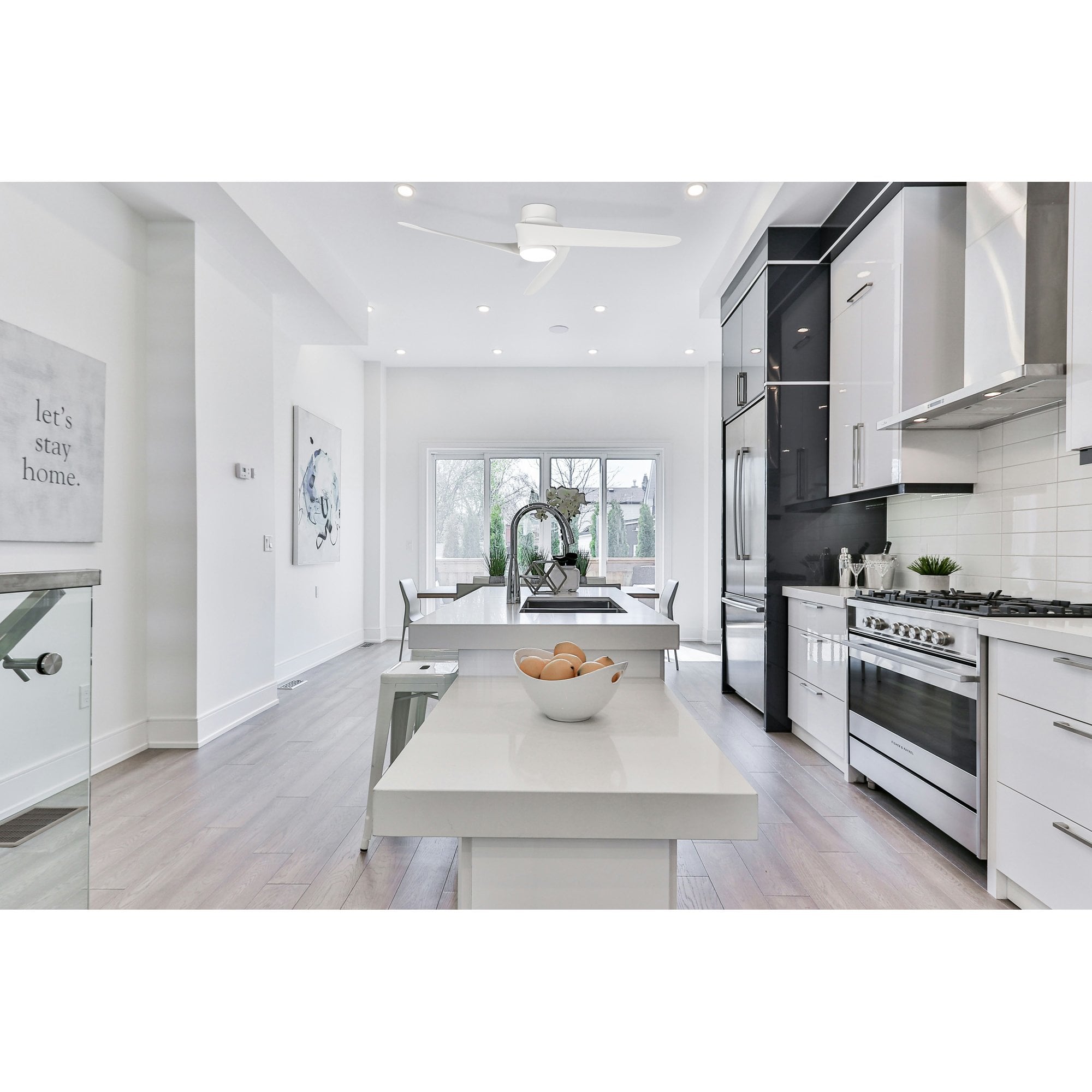 Mantra Groenland 24W LED Dimmable Ceiling Light With Built-In 30W DC Fan, 2700-5000K Remote & APP Control - White