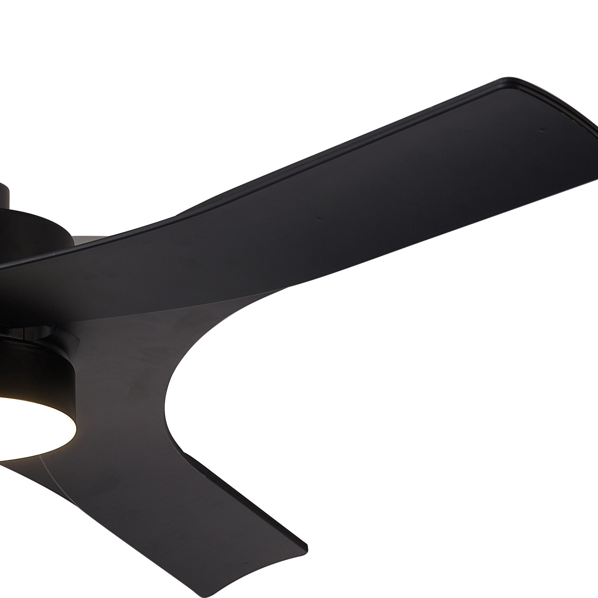 Mantra Thai 30W LED Dimmable Ceiling Light With Built-In 35W DC Fan, 2700-5000K Remote & APP Control - Black