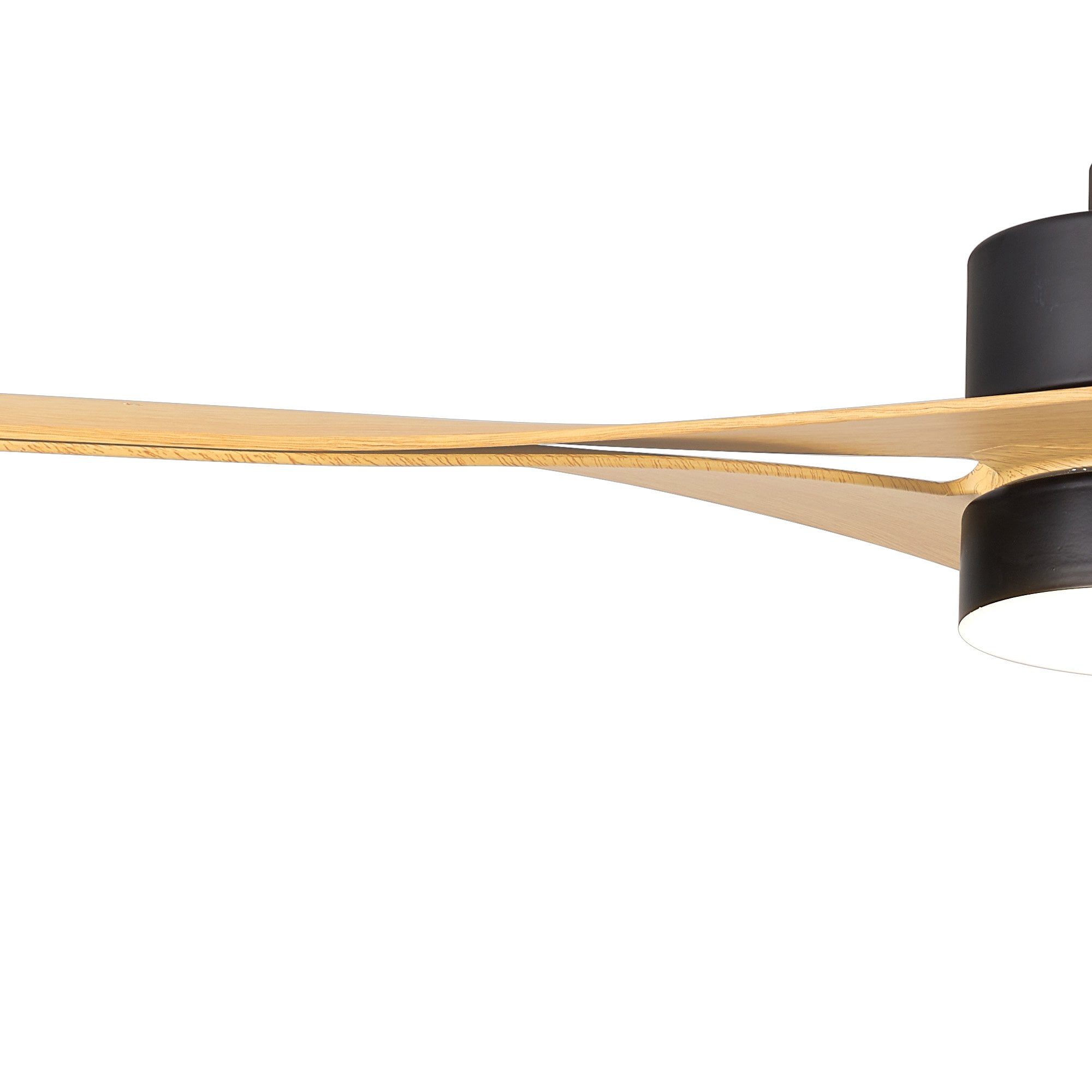 Mantra Thai 30W LED Dimmable Ceiling Light With Built-In 35W DC Fan, 2700-5000K Remote & APP Control, White, Wood