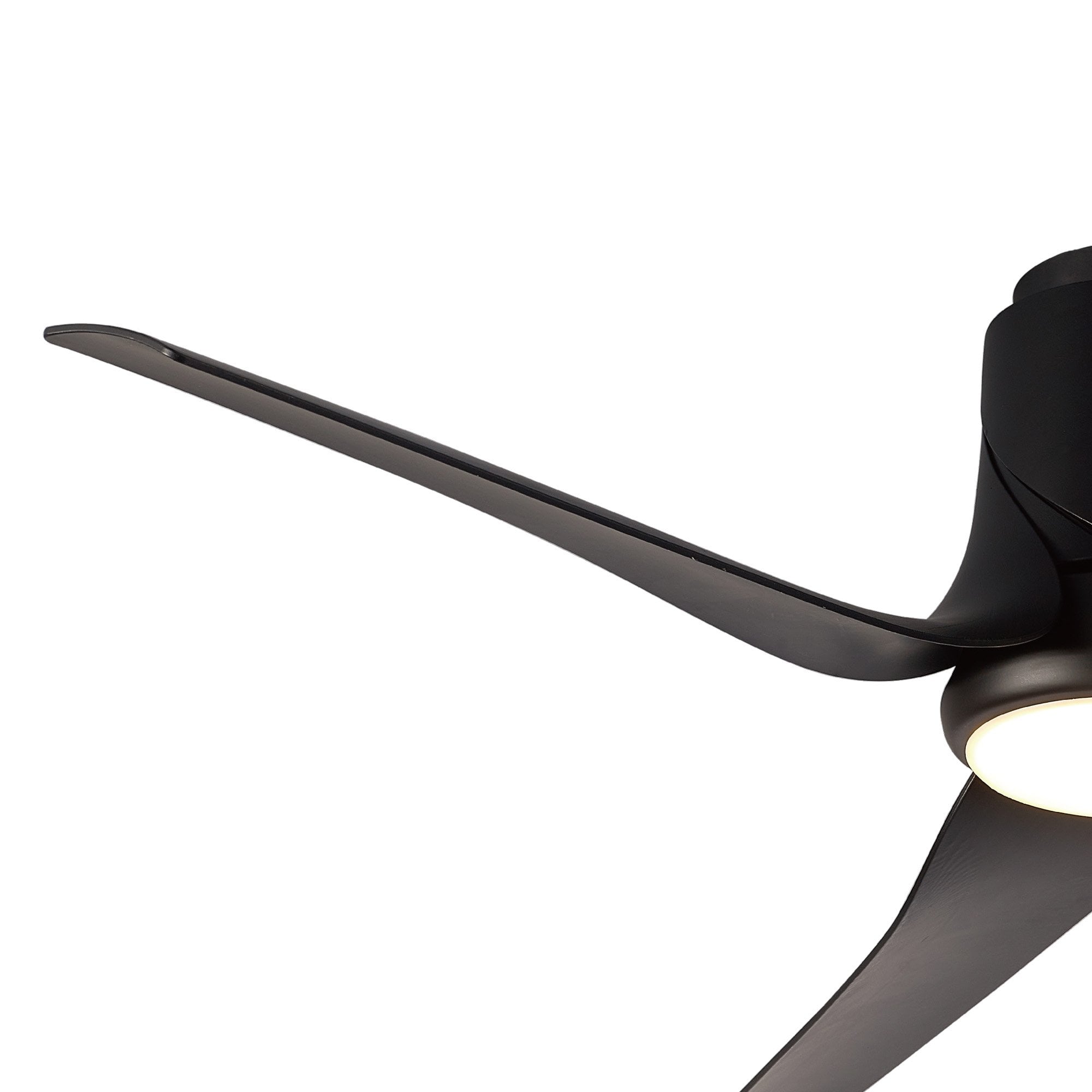 Mantra Ushuaia 30W LED Dimmable Ceiling Light With Built-In 35W DC Fan, 2700-5000K Remote & APP Control - Black