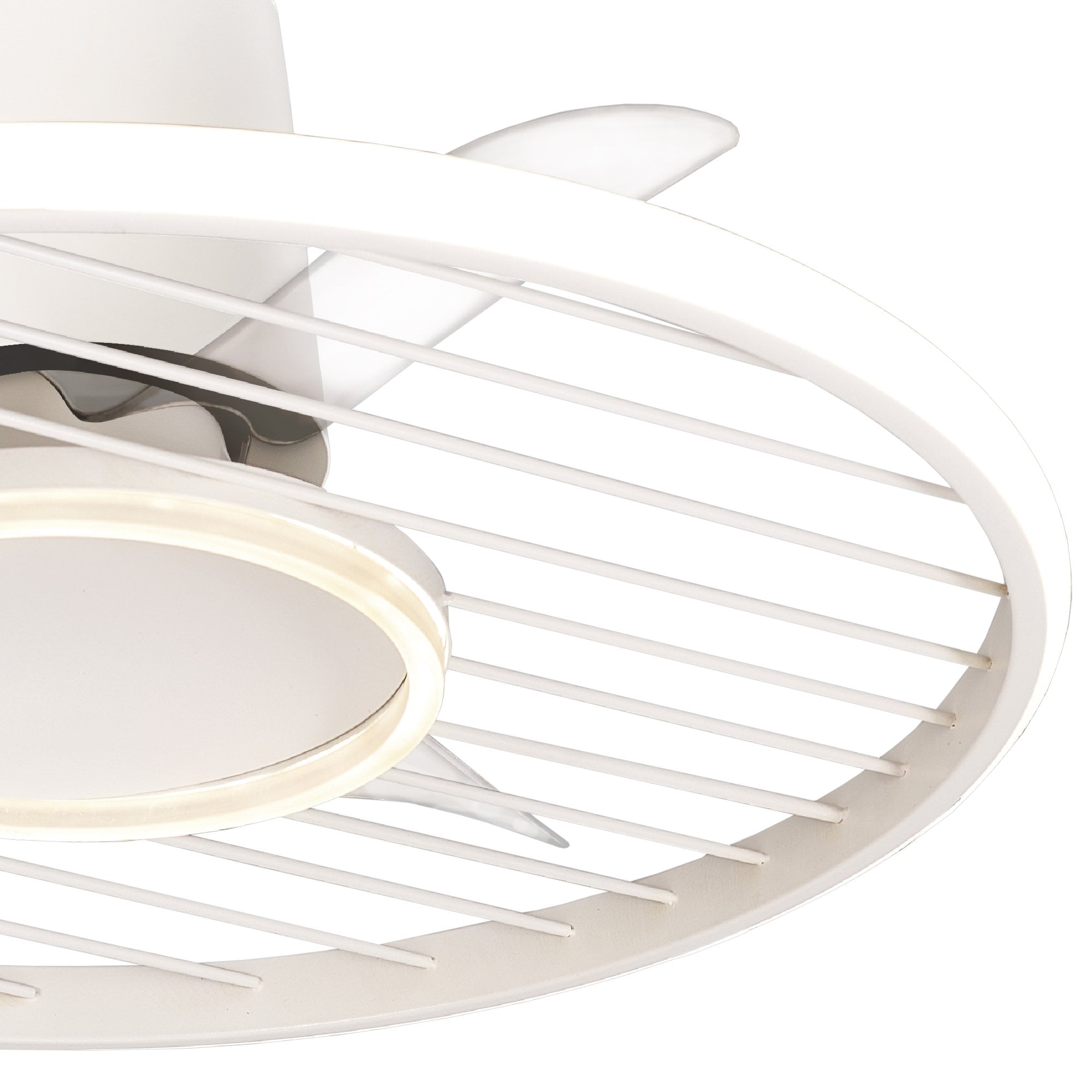Mantra Soho 45W LED Dimmable Ceiling Light With Built-In 30W DC Fan, 2700-5000K Remote & APP Control - White
