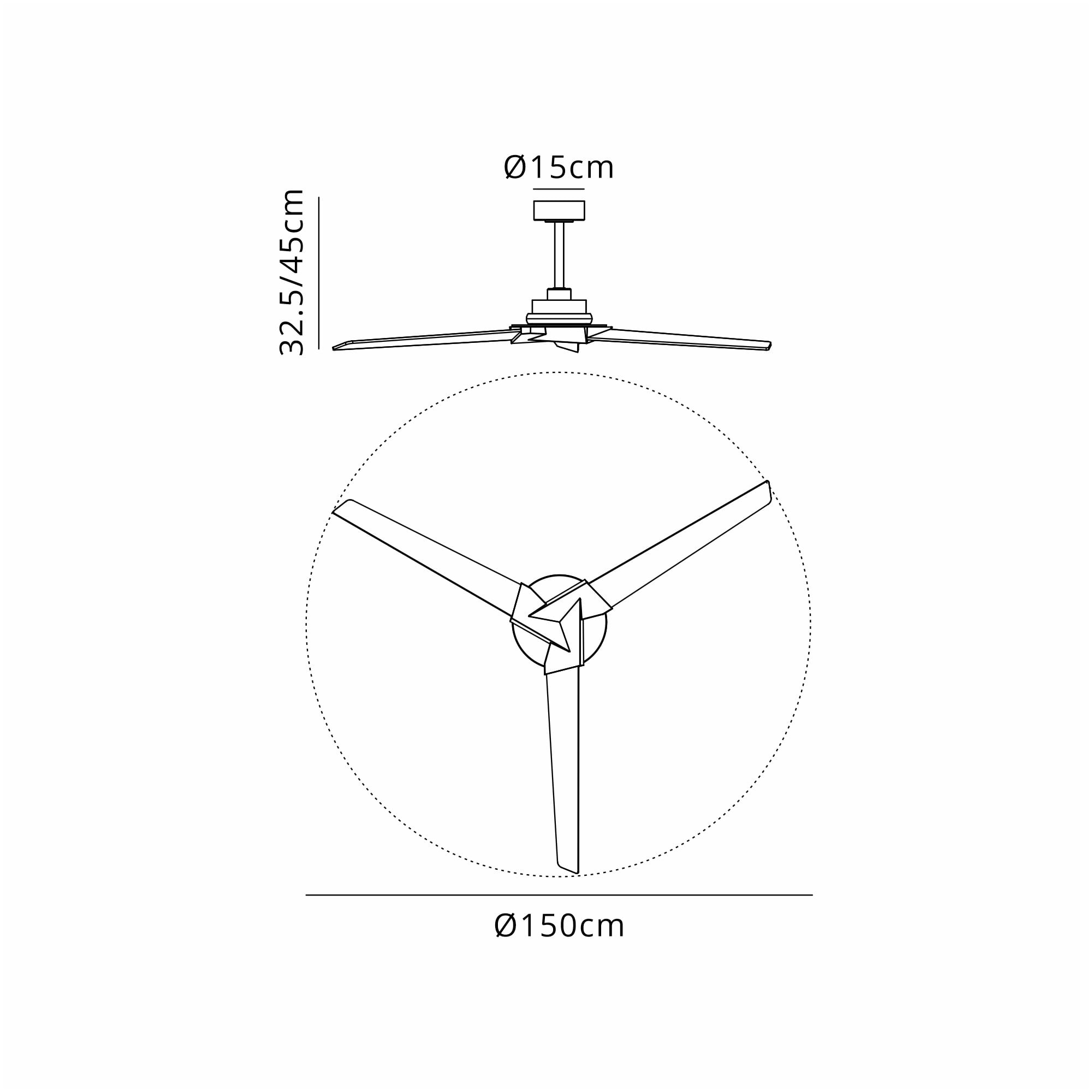 Mantra Brisa Mini 20W LED Dimmable Ceiling Light With Built-In 40W DC Reversible Fan, 2700-5000KRemote & APP Control - Black, Wood, IP44