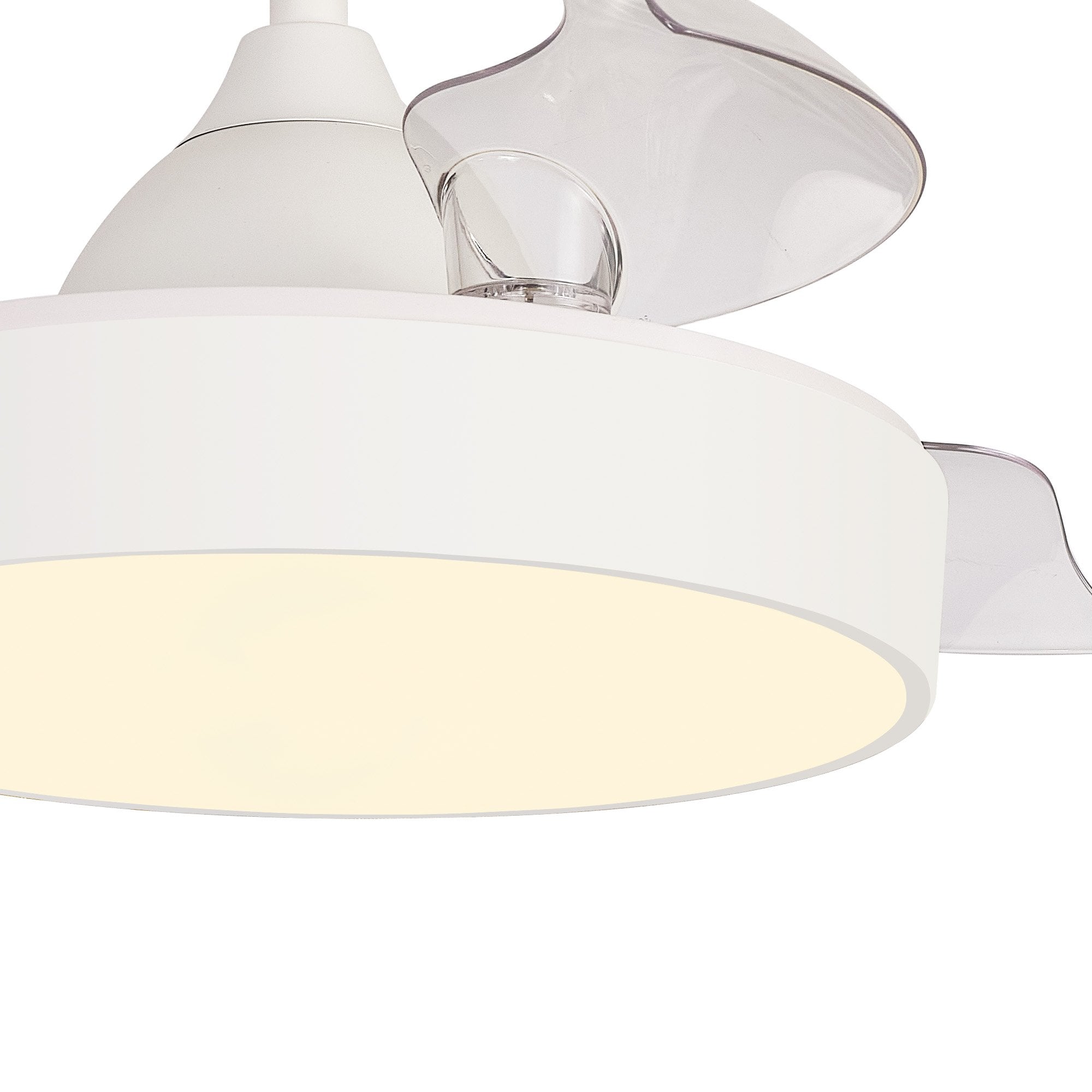 Mantra Alaska 45W LED Dimmable Ceiling Light With Built-In 25W DC Fan, 2700-5000K Remote & APP Control - White