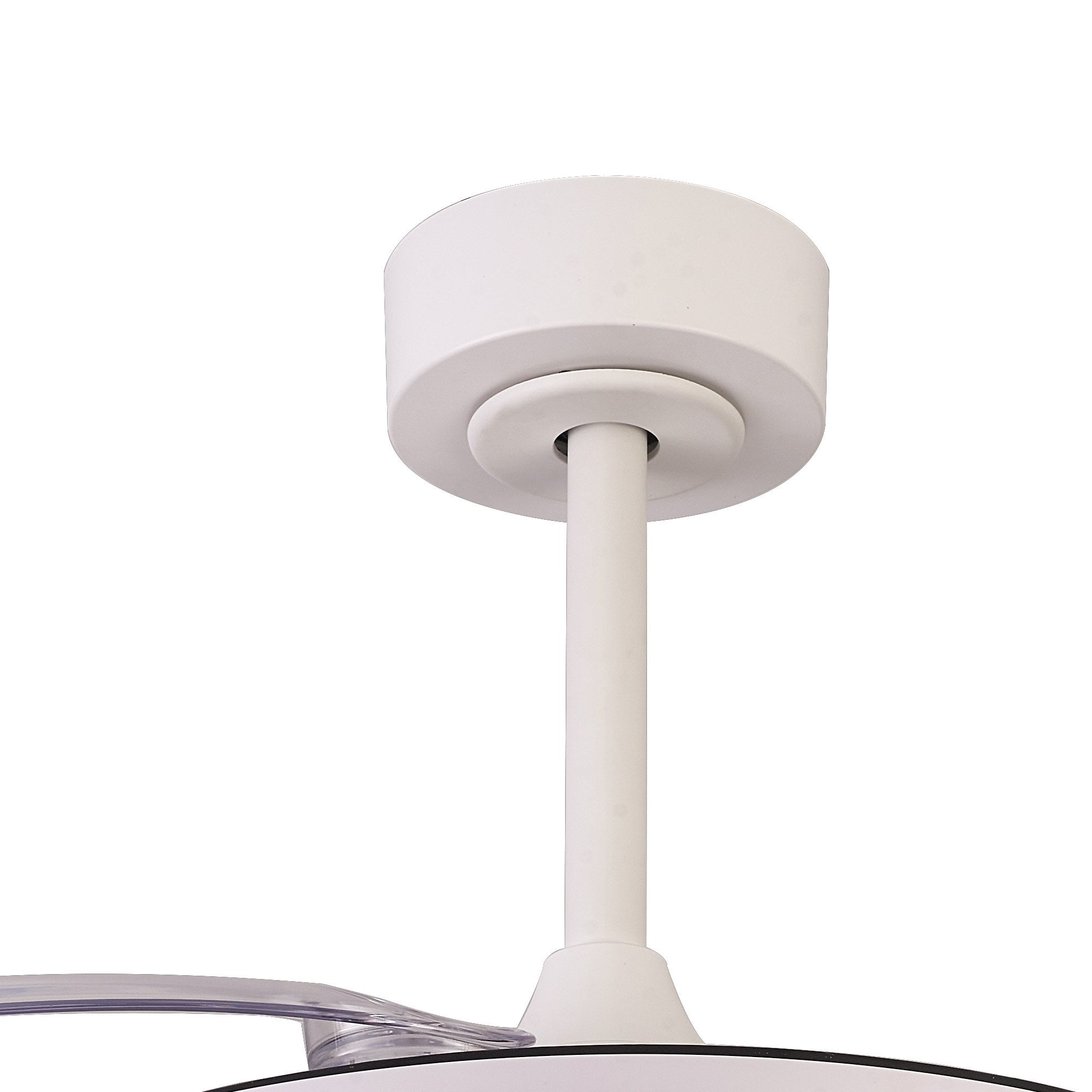 Mantra Siberia 50W LED Dimmable White, RGB Ceiling Light With Built-In 30W DC Fan, 3000-6500K Remote Control - White