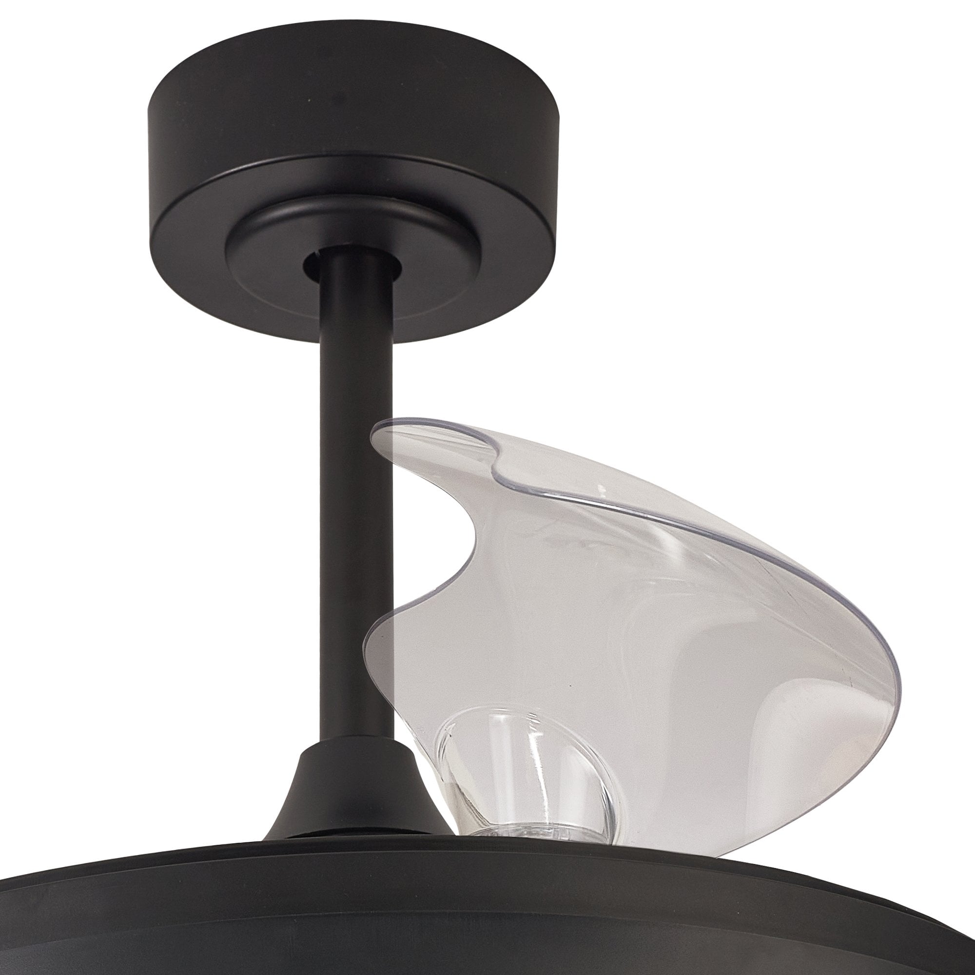 Mantra Mistral 50W LED Dimmable Ceiling Light With Built-In 30W DC Fan, 2700-5000K Remote Control - Black