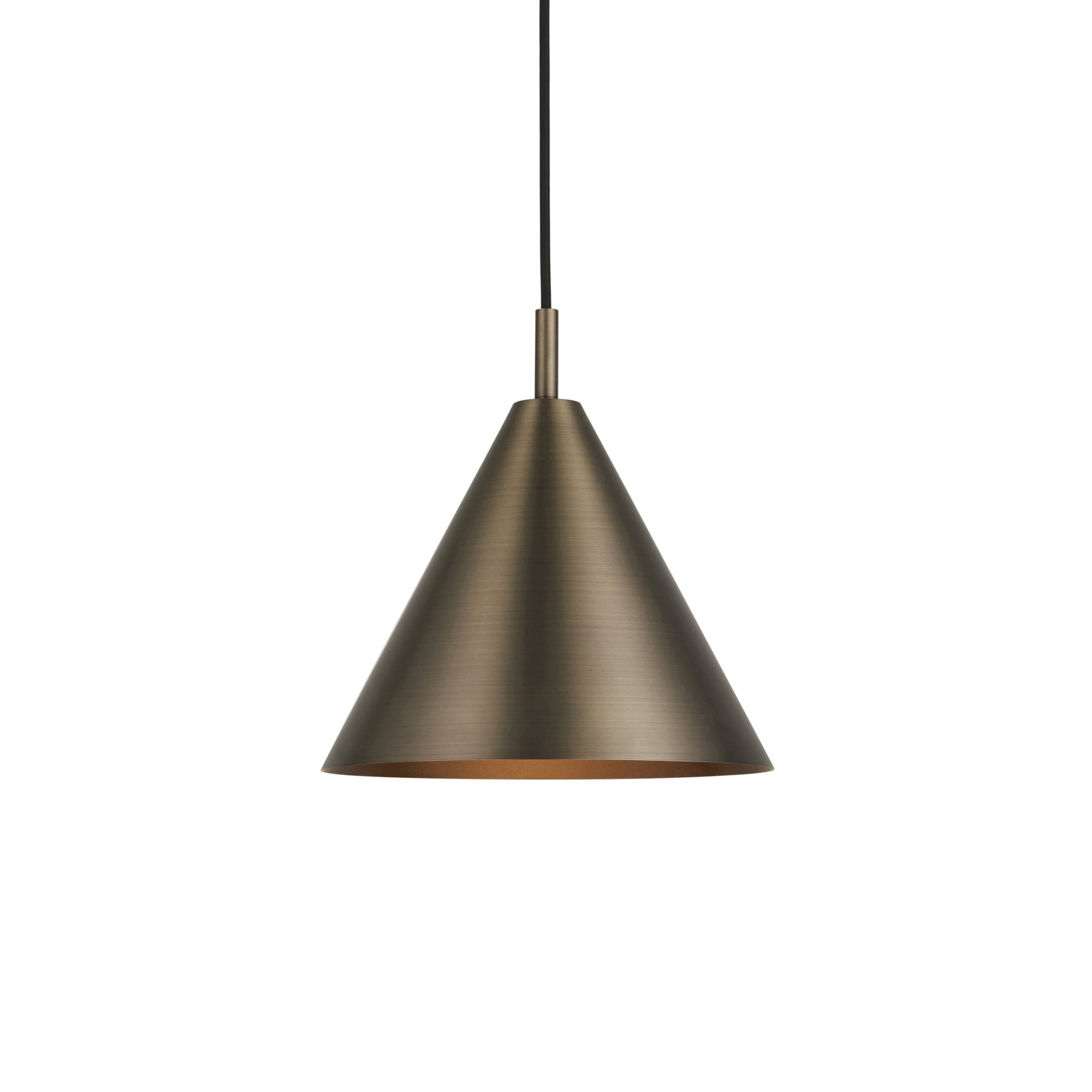 Endon Cape 1 Light Pendant - Antique Bronze