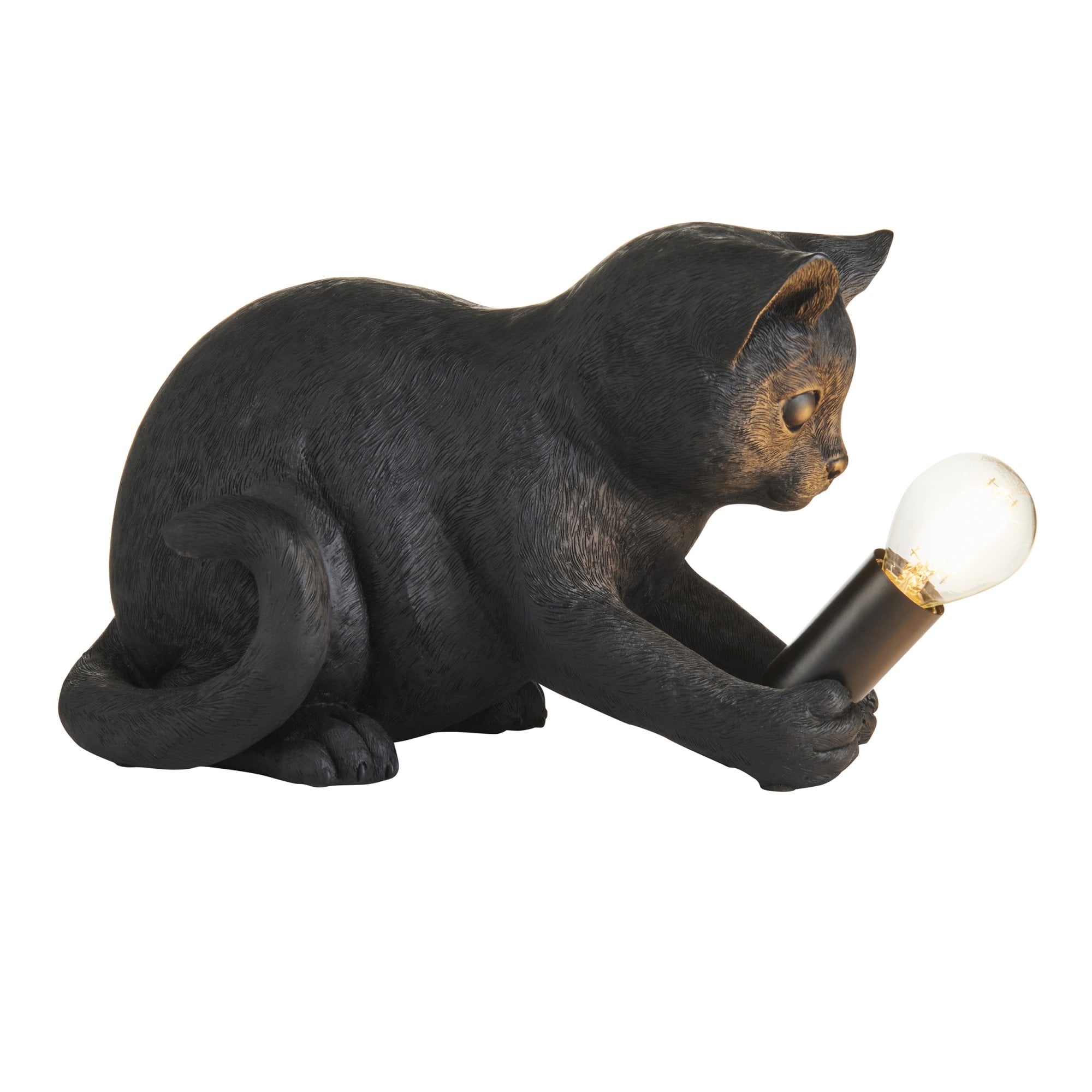 Endon Kitten 1 Light Table Lamp - Matt Black