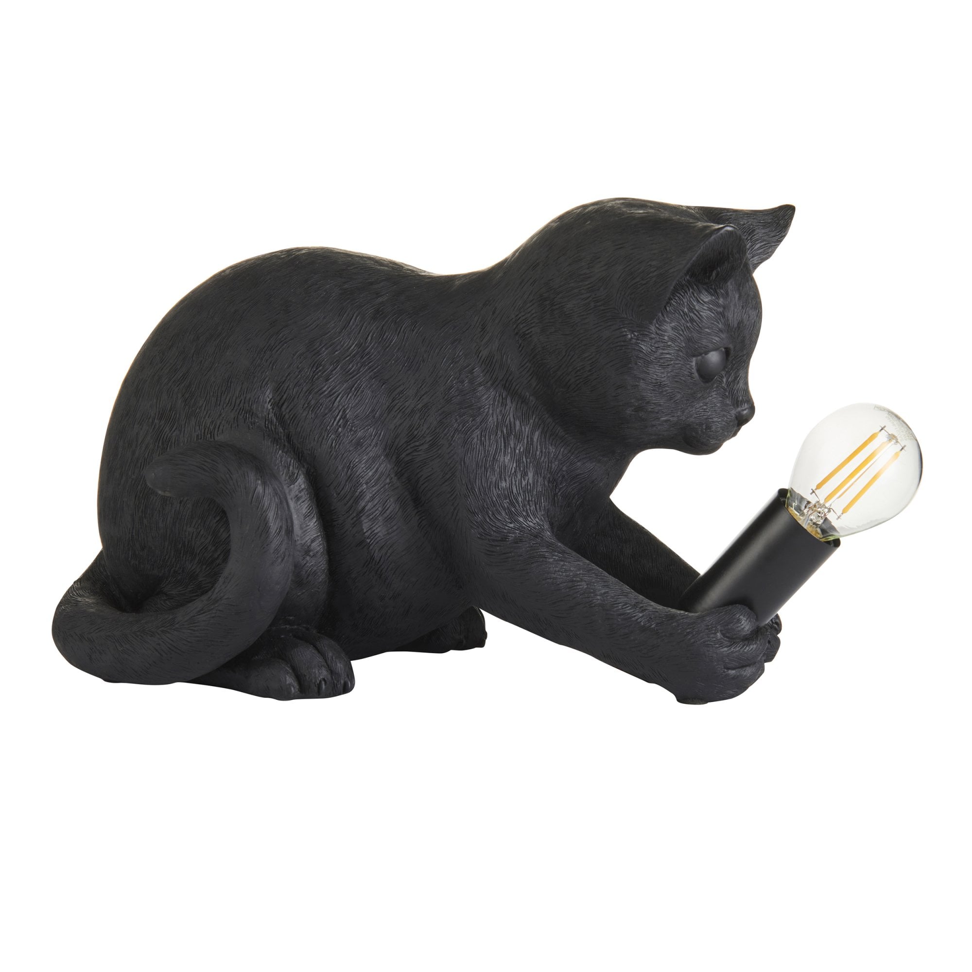 Endon Kitten 1 Light Table Lamp - Matt Black