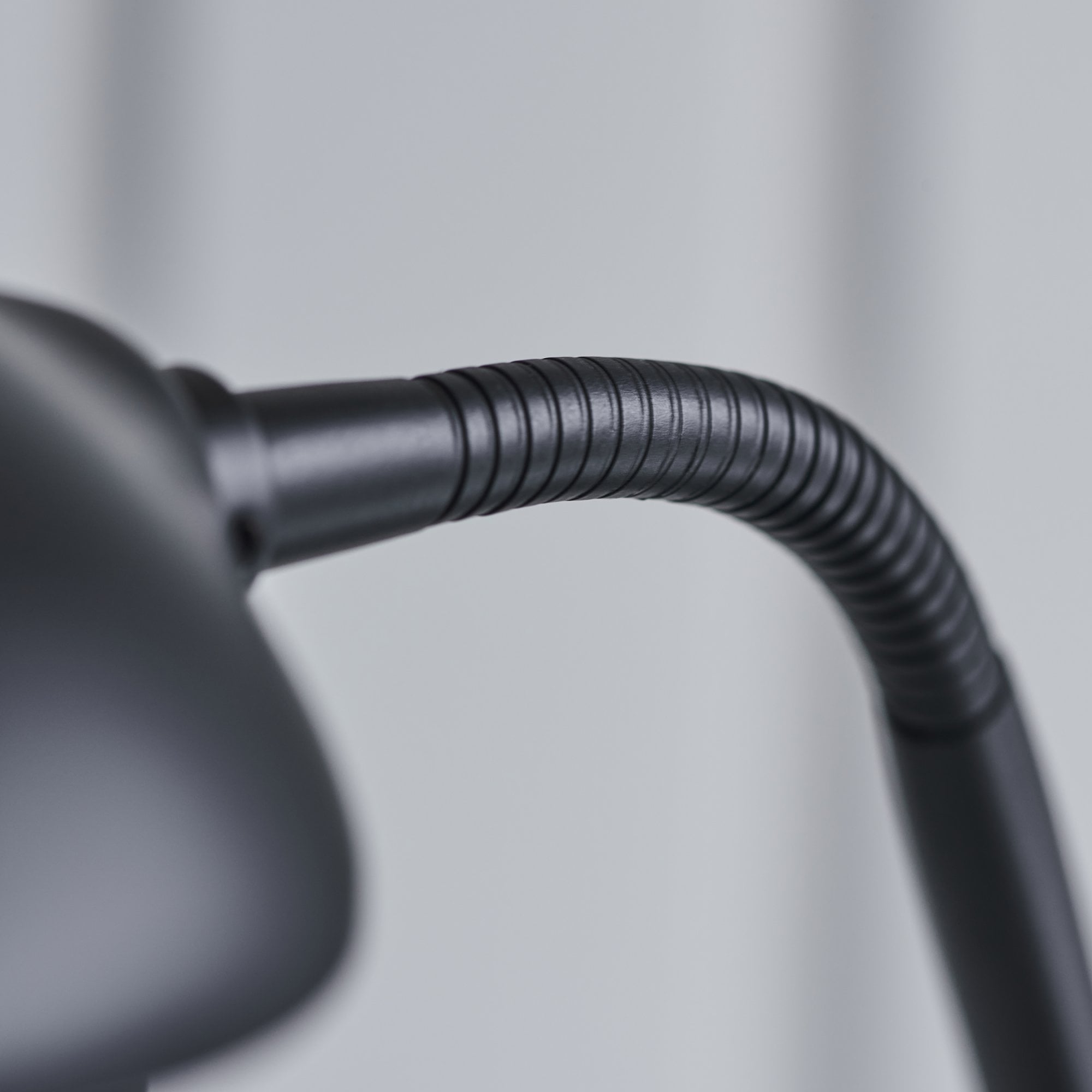 Endon Rome 2 Light Floor Lamp - Matt Black & Opal Glass