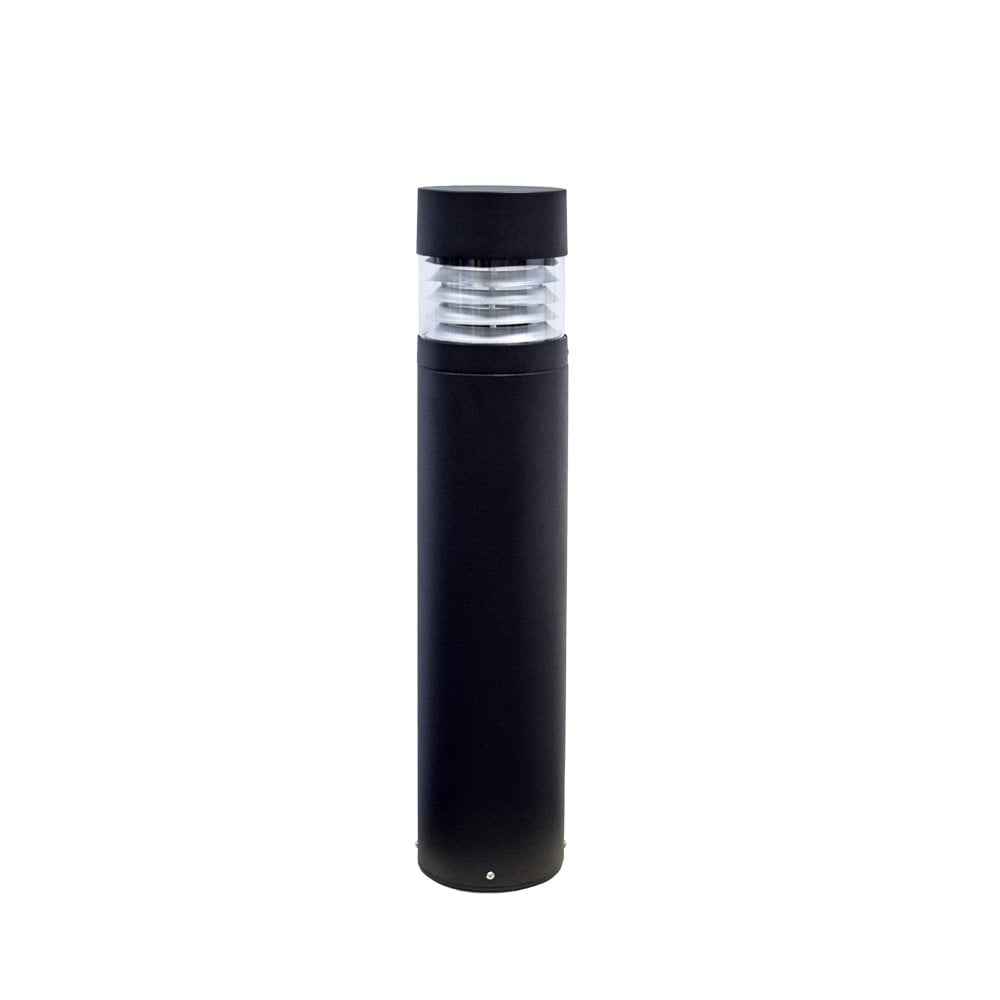 Lumena Lighthouse Flat Bollard Light - Black - Mains