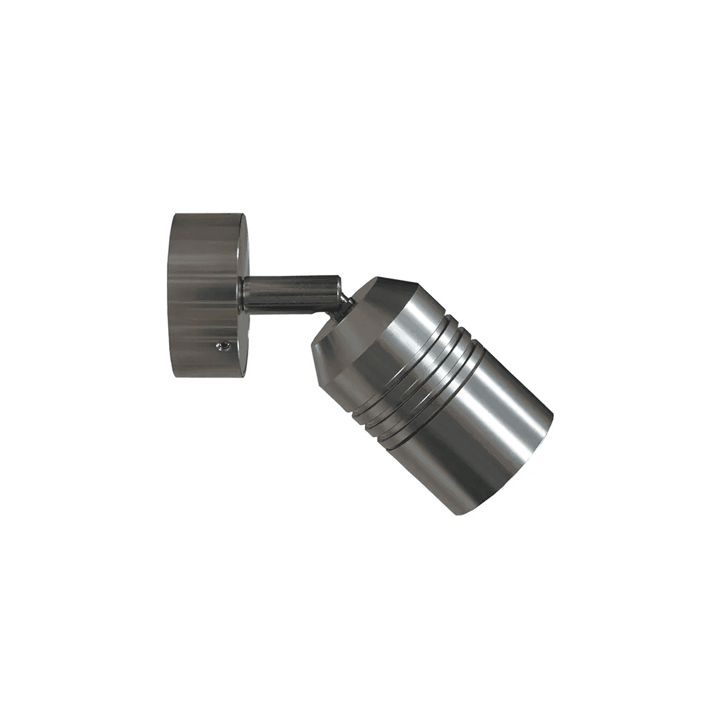 Lumena Alvaspot 240v GU10 Outdoor Spotlight - Titanium - Mains