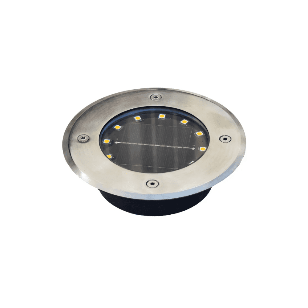 Lumena Pro Solar Soldial - Stainless Steel Recessed Light - Solar