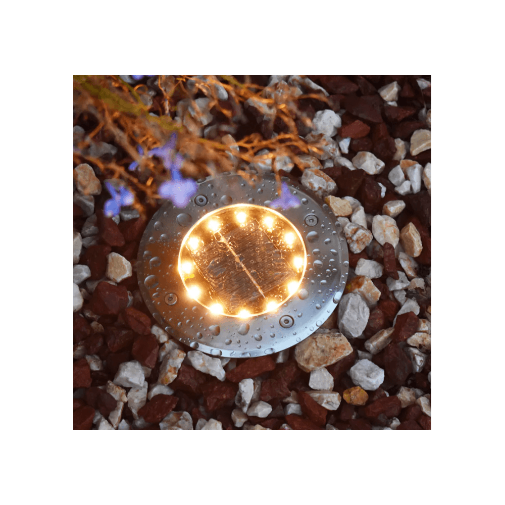 Lumena Pro Solar Soldial - Stainless Steel Recessed Light - Solar