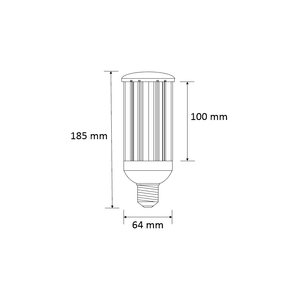 Lumena 20W LED Corn Bulb (ES/E27) - Daylight White