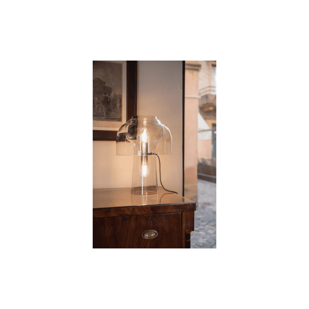 Karman Lilly Table Lamp - Transparent Glass