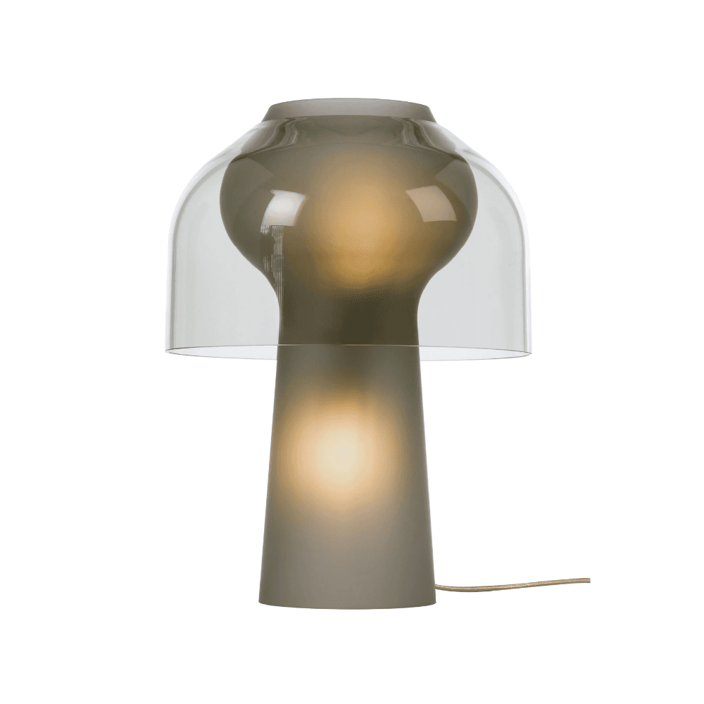 Karman Lilly Table Lamp - Smoked Glass