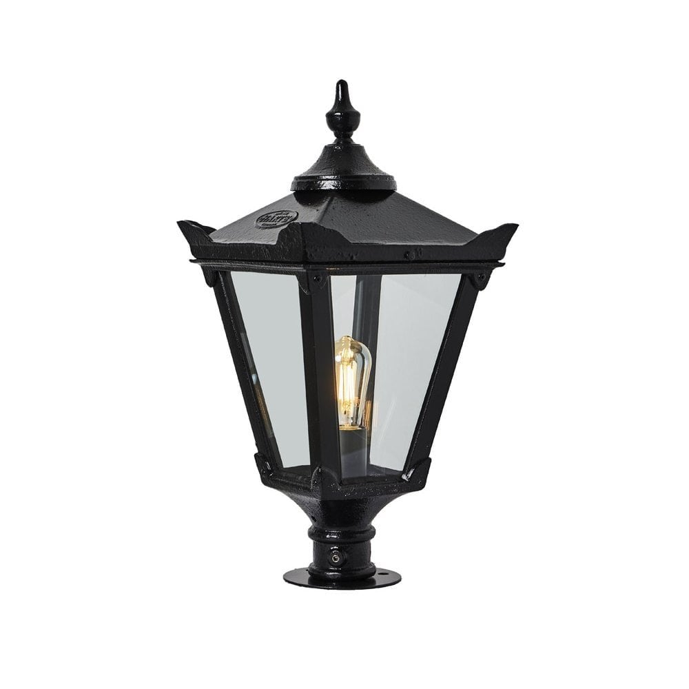 Harte Victorian 0.6m Traditional Pier Light For Narrow Pier Caps - Cast Iron