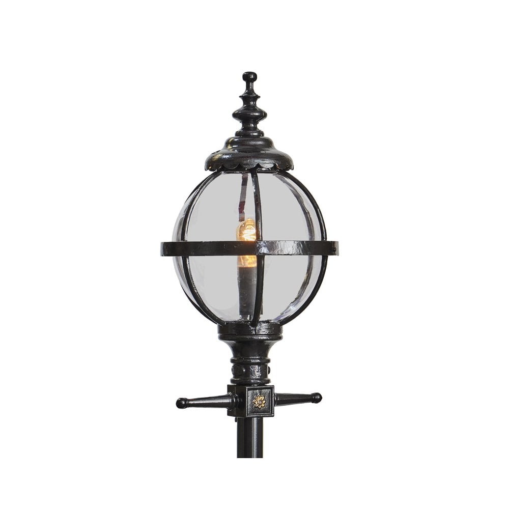 Harte Victorian 2.5m Globe Lamp Post - Cast Iron