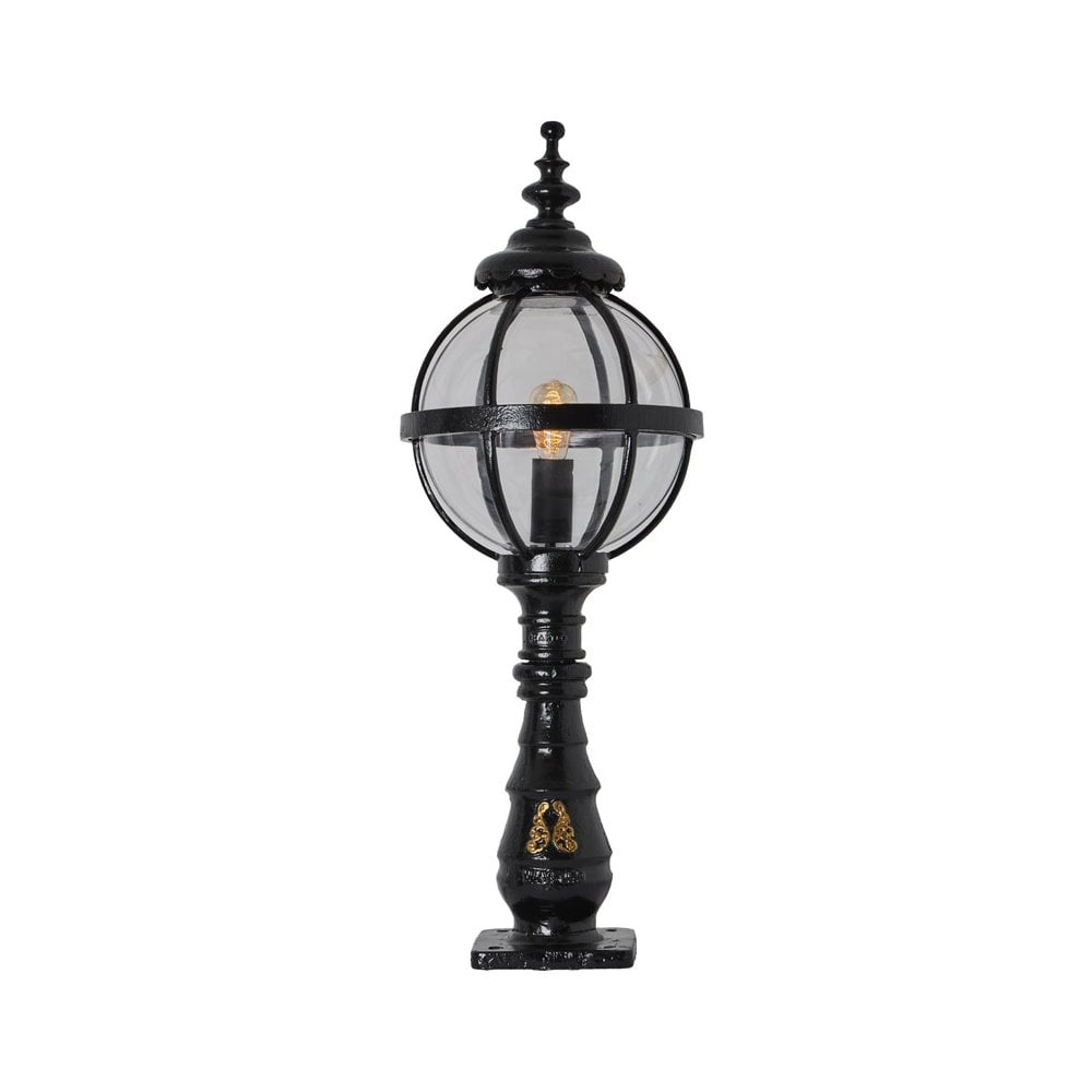 Harte Victorian 1.1m Globe Pedestal Light - Cast Iron