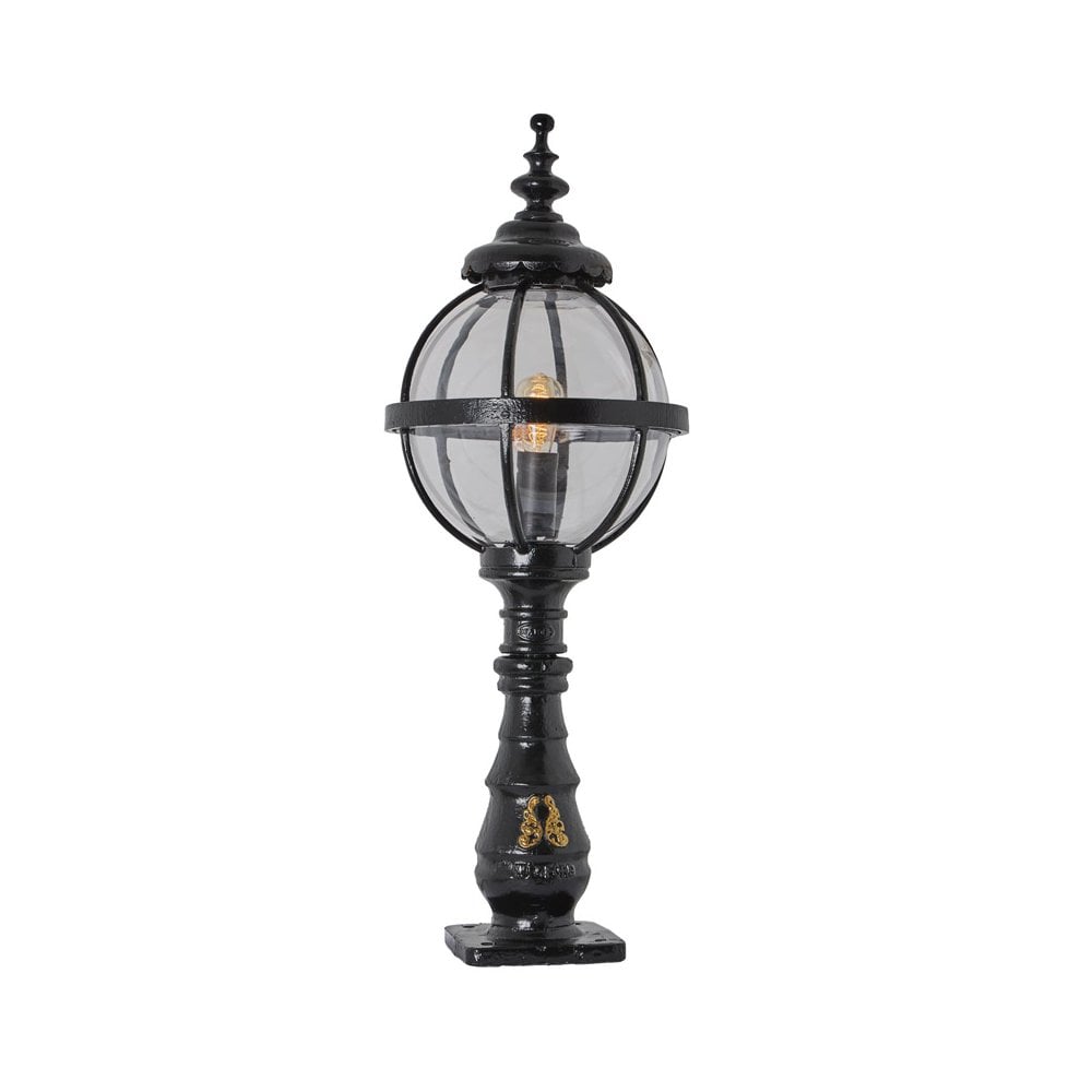 Harte Victorian 1.1m Globe Pedestal Light - Cast Iron