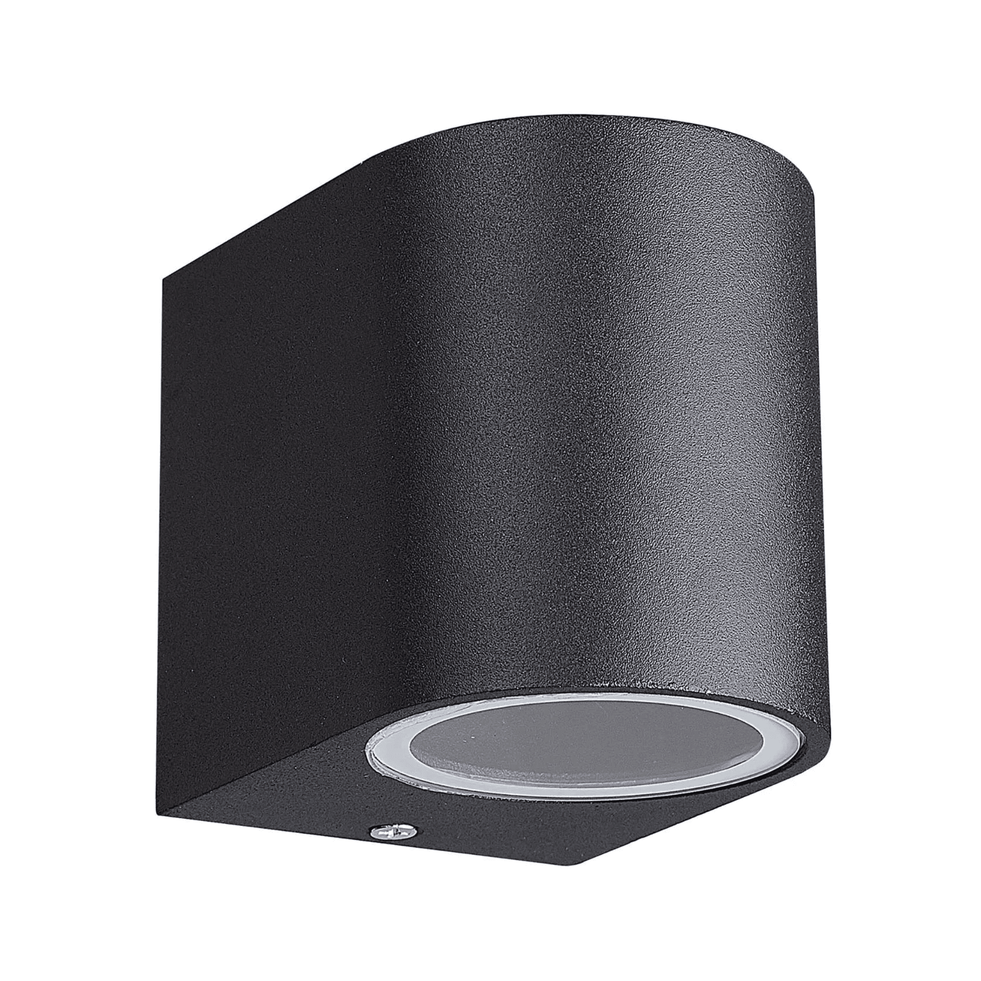 Mantra Kandanchu IP54 Round GU10 Wall Lamp - Sand Black