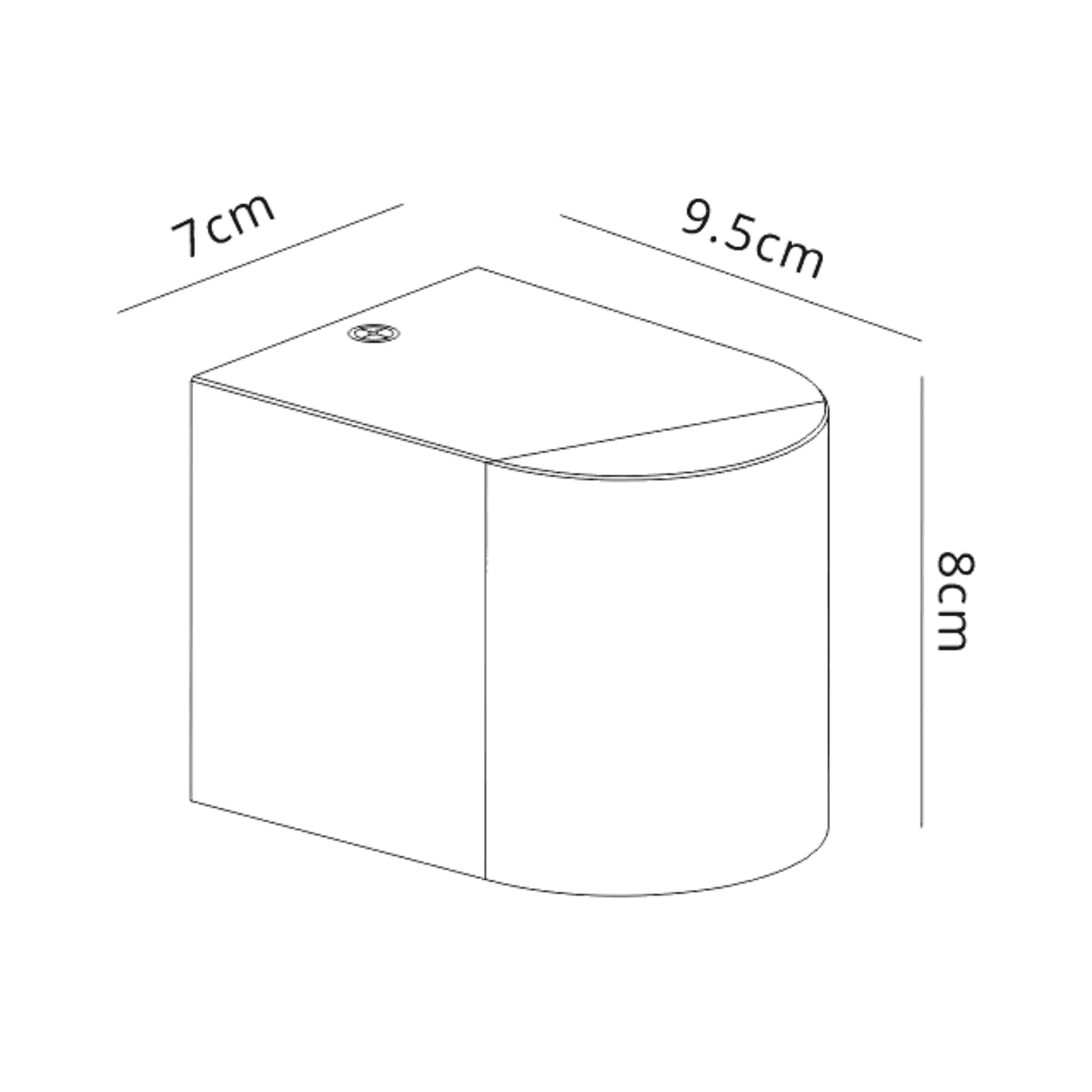 Mantra Kandanchu IP54 Round GU10 Wall Lamp - Sand Black