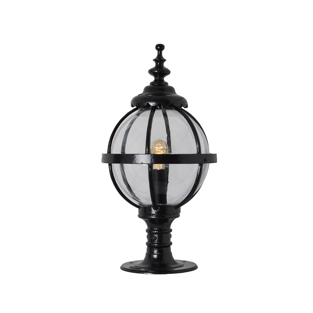 Harte Victorian 0.79m Globe Pier Light For Flat Pier Caps - Cast Iron