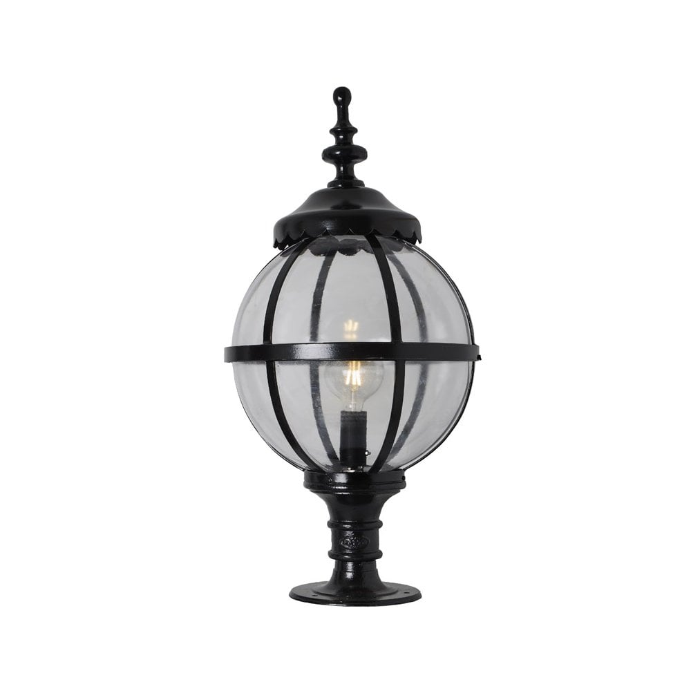Harte Victorian 0.79m Globe Pier Light For Flat Pier Caps - Cast Iron