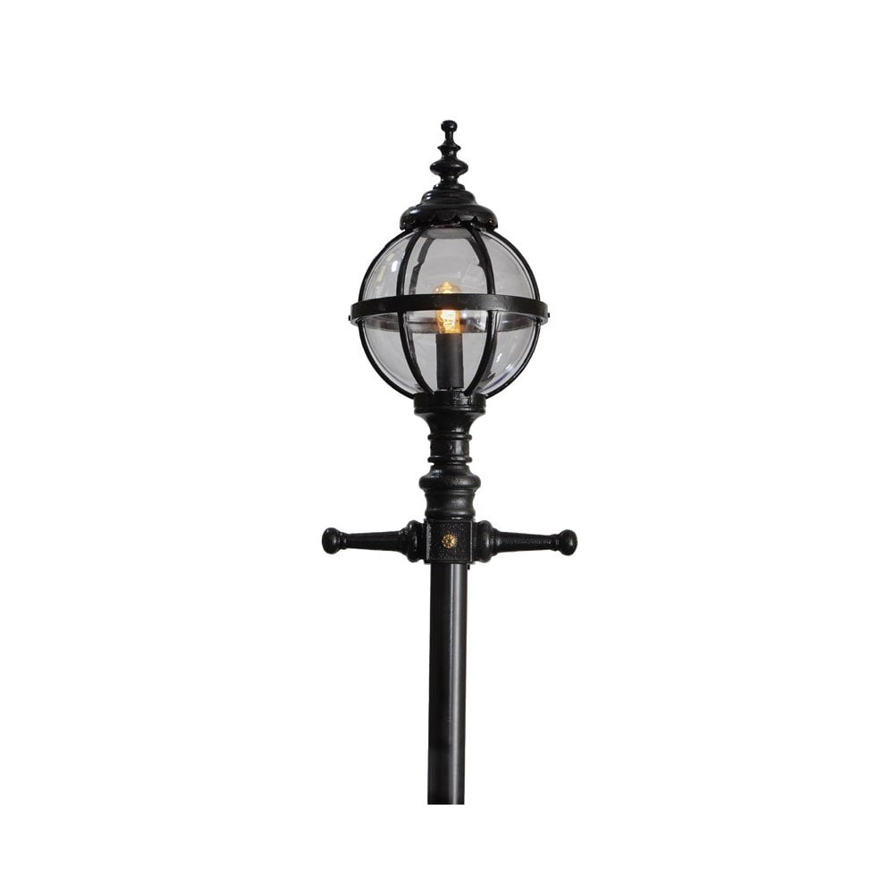 Harte Victorian Style 3m Globe Lamp Post - Cast Iron