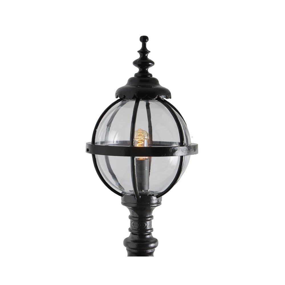 Harte Victorian Style 1.59m Globe Pedestal Light - Cast Iron