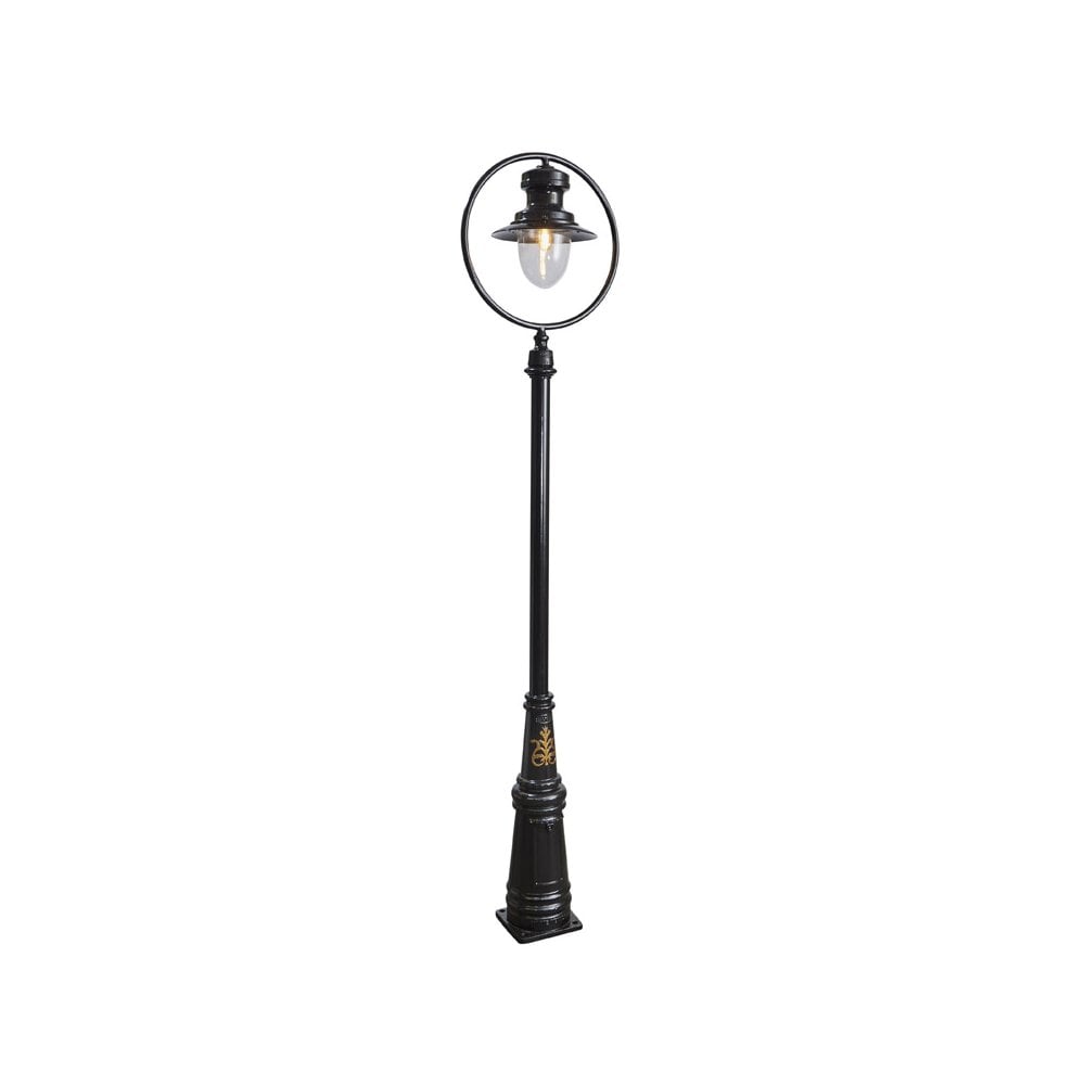 Harte Classic Railway Style 3.65m Lamp Post - Cast Iron & Steel