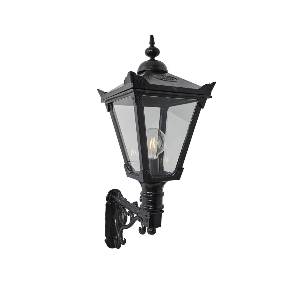 Harte Victorian 1.1m Traditional Wall Light With Decorative Arm - Cast Iron