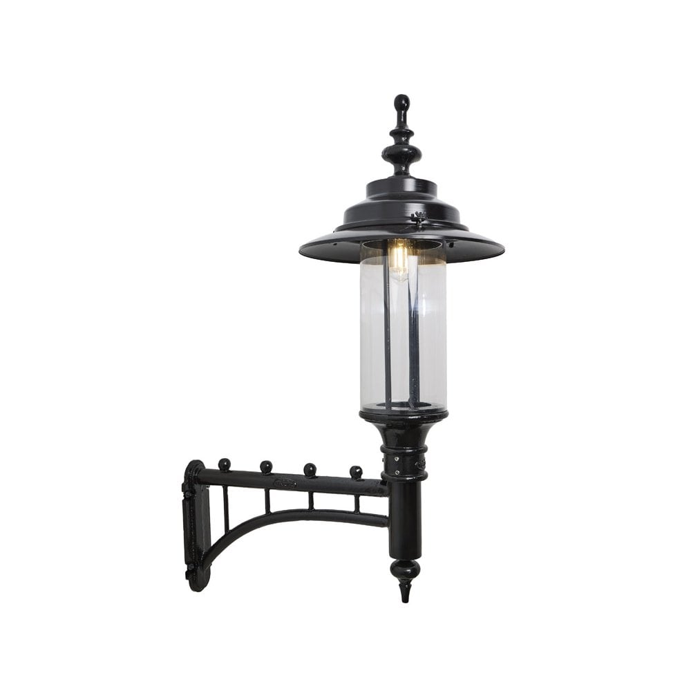 Harte Large Georgian Style 1.27m Wall Light - Cast Iron & Steel