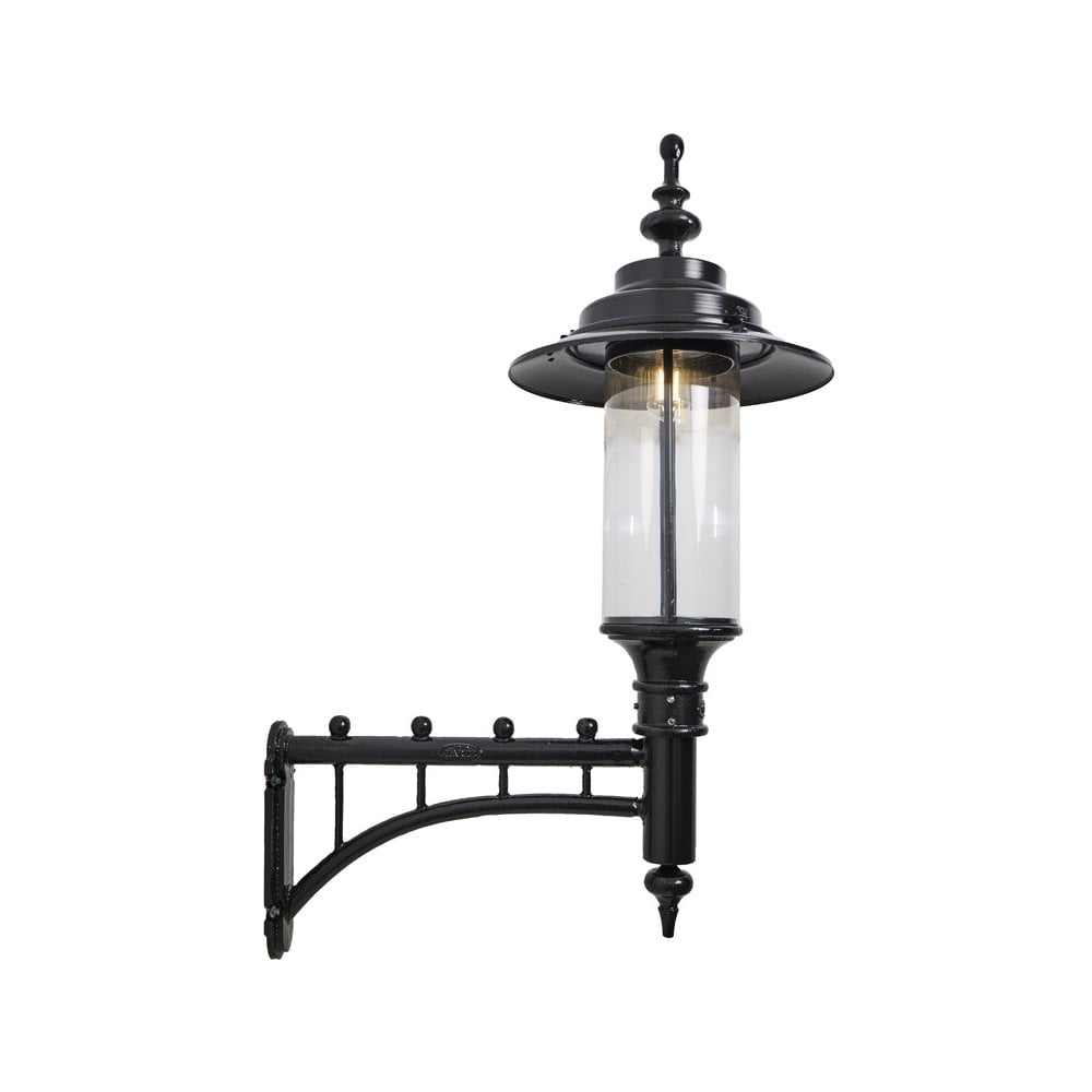 Harte Large Georgian Style 1.27m Wall Light - Cast Iron & Steel